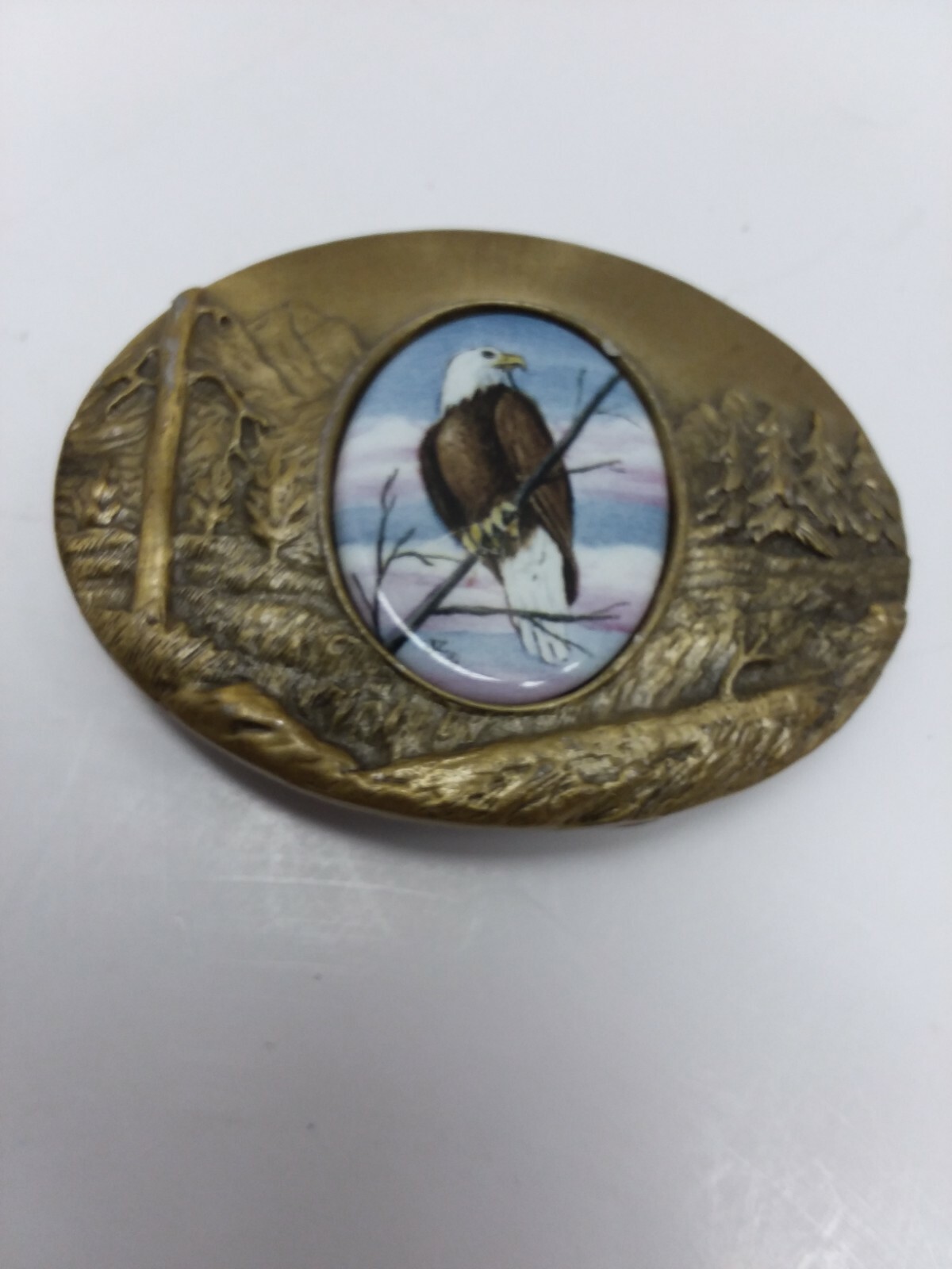 Artistic lnpression EAGLE belt buckle designed by Julie Zsupnik, 2004