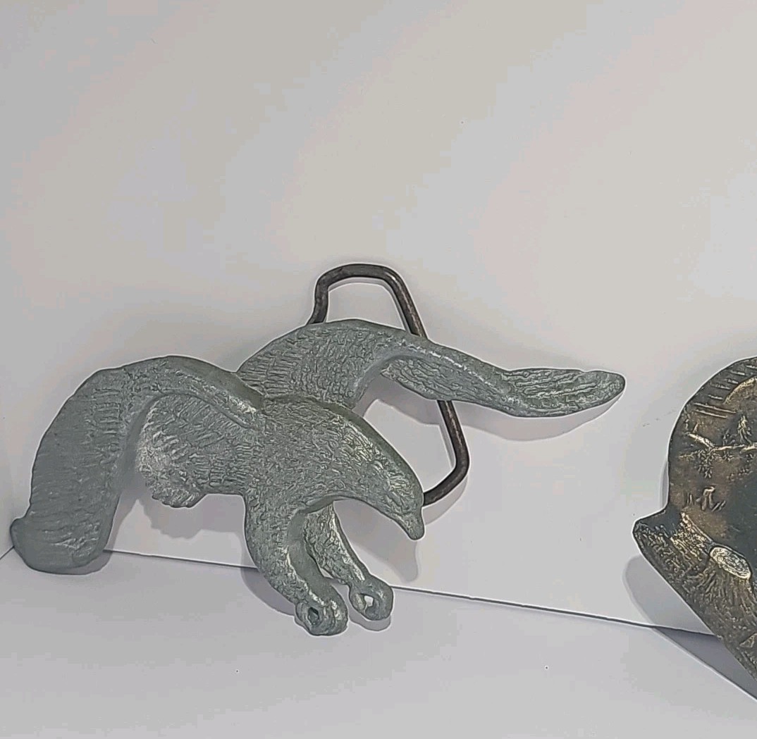 Truckers Belt Buckle Retro Hipster Hunter Cowboy Very Rare Set Of 5