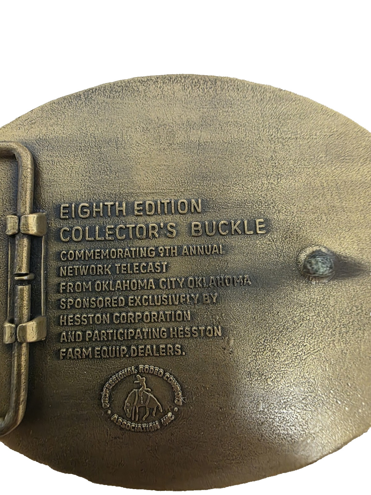 National Finals Rodeo 1992 Belt Buckle Hesston Commemorative New Shrink Wrapped