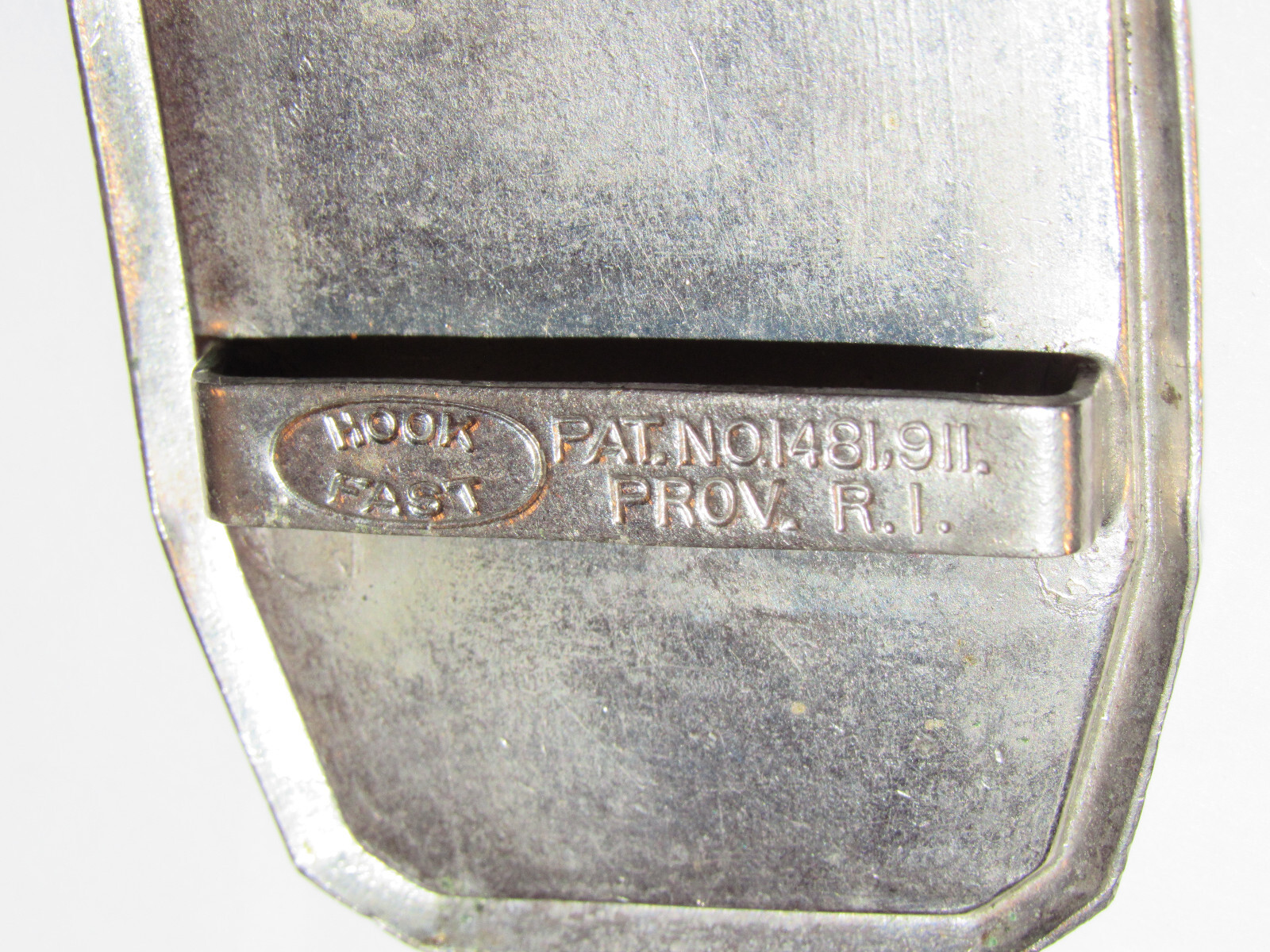 VTG &lsquo;HOOK FAST&rsquo; TRUCKING COMPANY/TRUCKERS BELT BUCKLE! MILLER TRUCK! 1920s PAT #