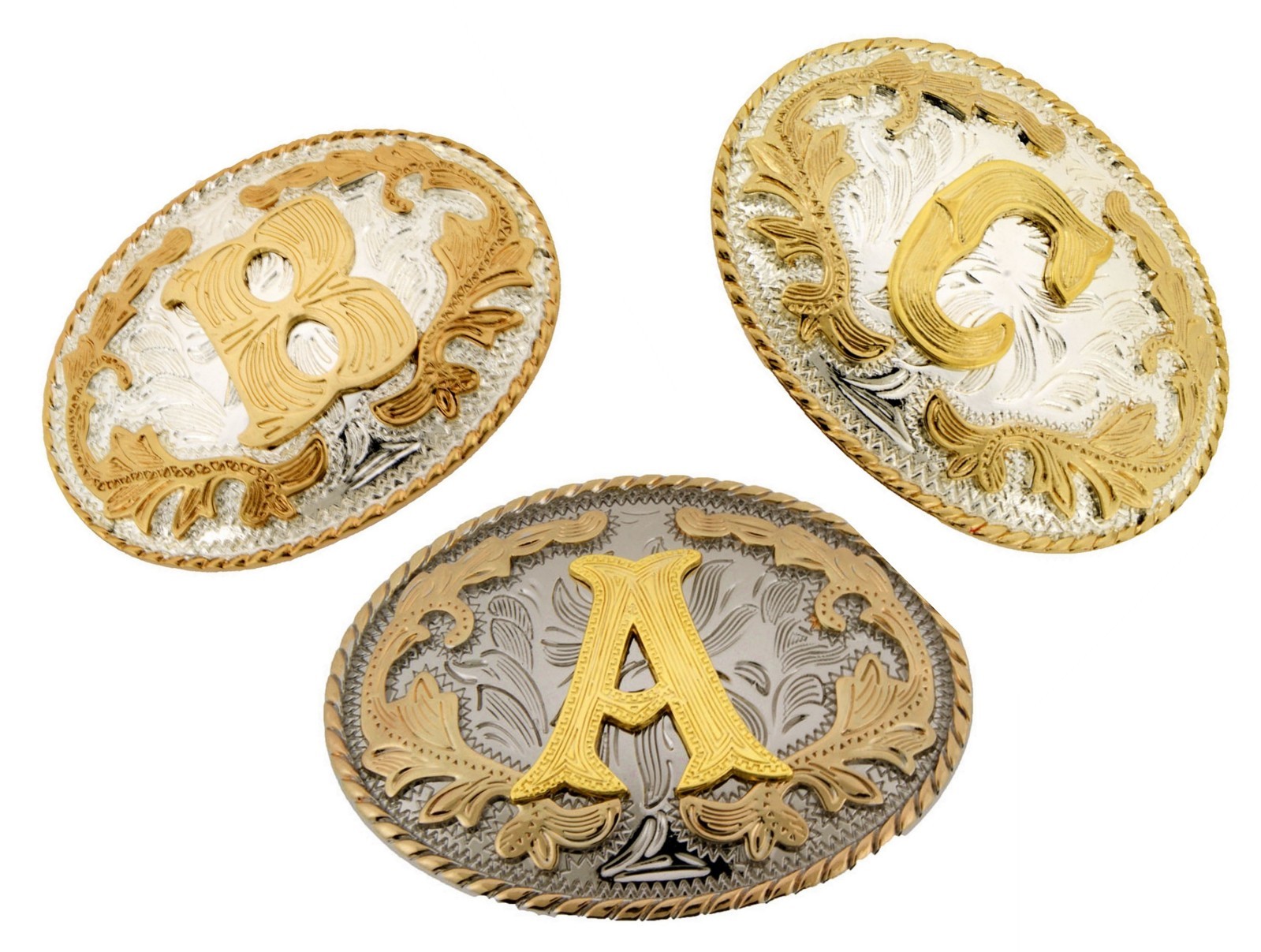 A B C D G J K L M R S T LETTER INITIAL WESTERN COWBOY COWGIRL RODEO SILVER GOLD