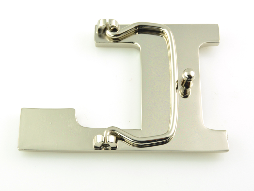 INITIAL « L » METAL STAINLESS STEEL BELT BUCKLE