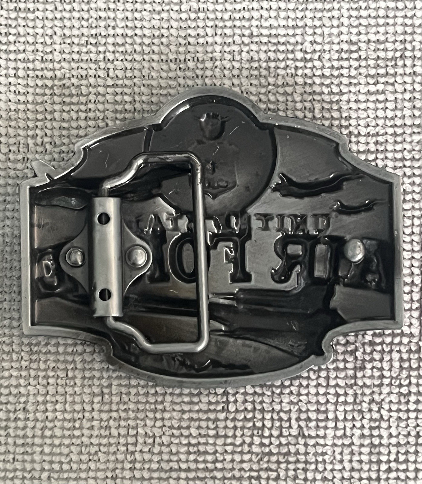 US Air Force Belt Buckle Blue Pewter USA
