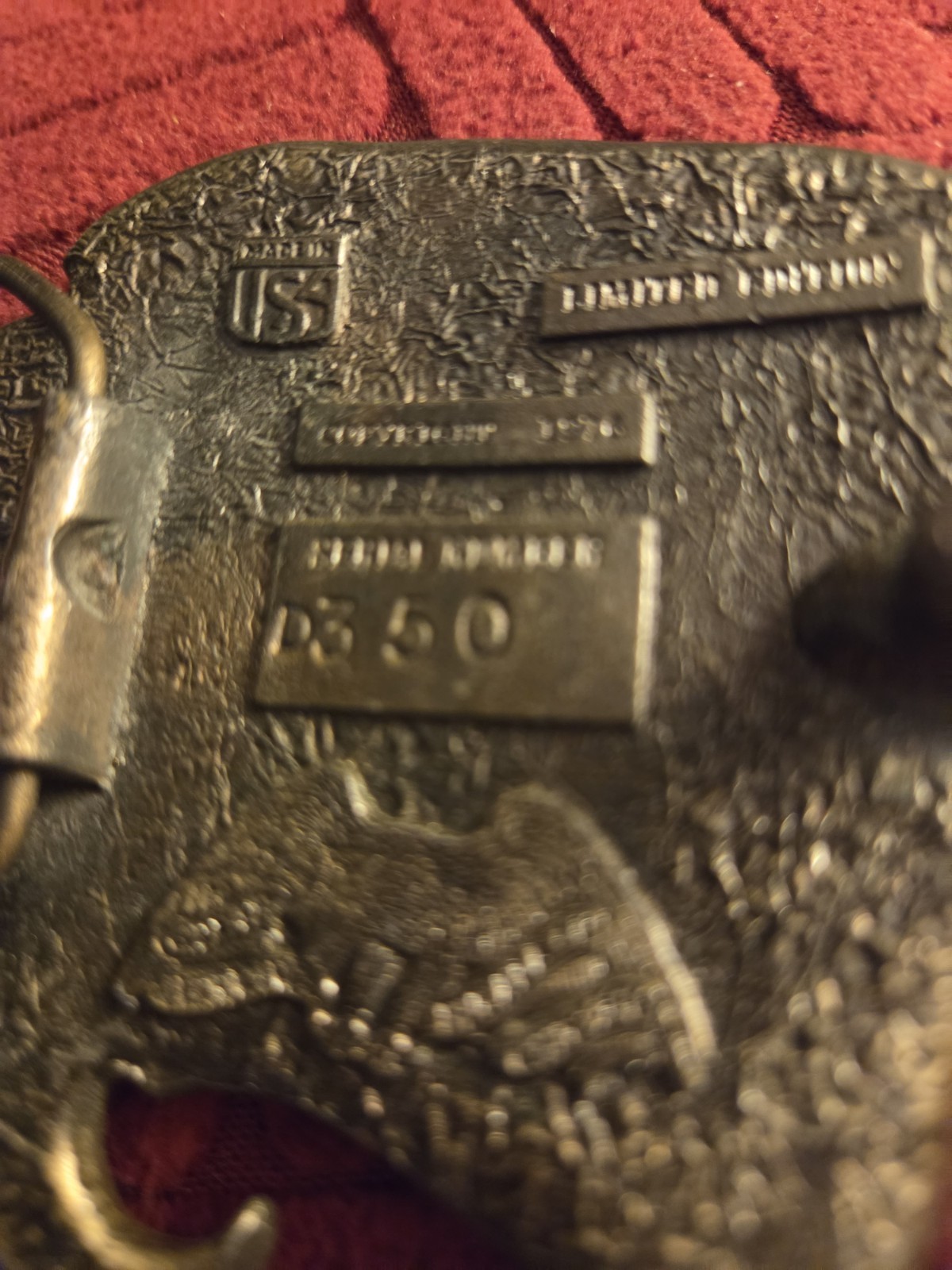 Vintage Southwestern Solid Brass Native American Headdress BELT BUCKLE 3&Prime; x 2.5&Prime;