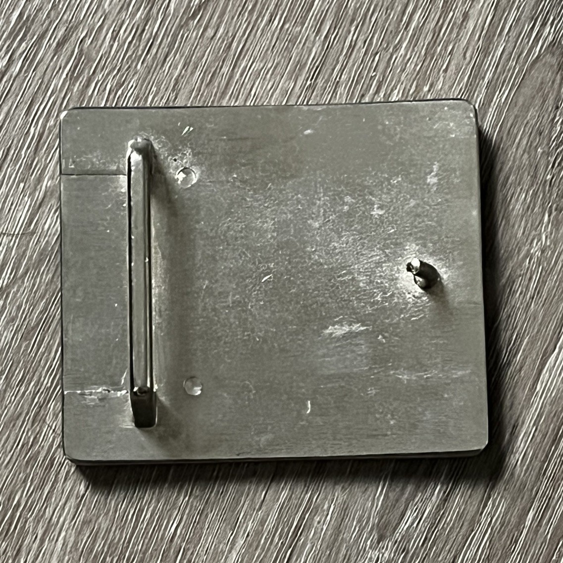 Element Metal Belt Buckle Skateboarding Brown & Silver 3&Prime;x 2.5&Prime;