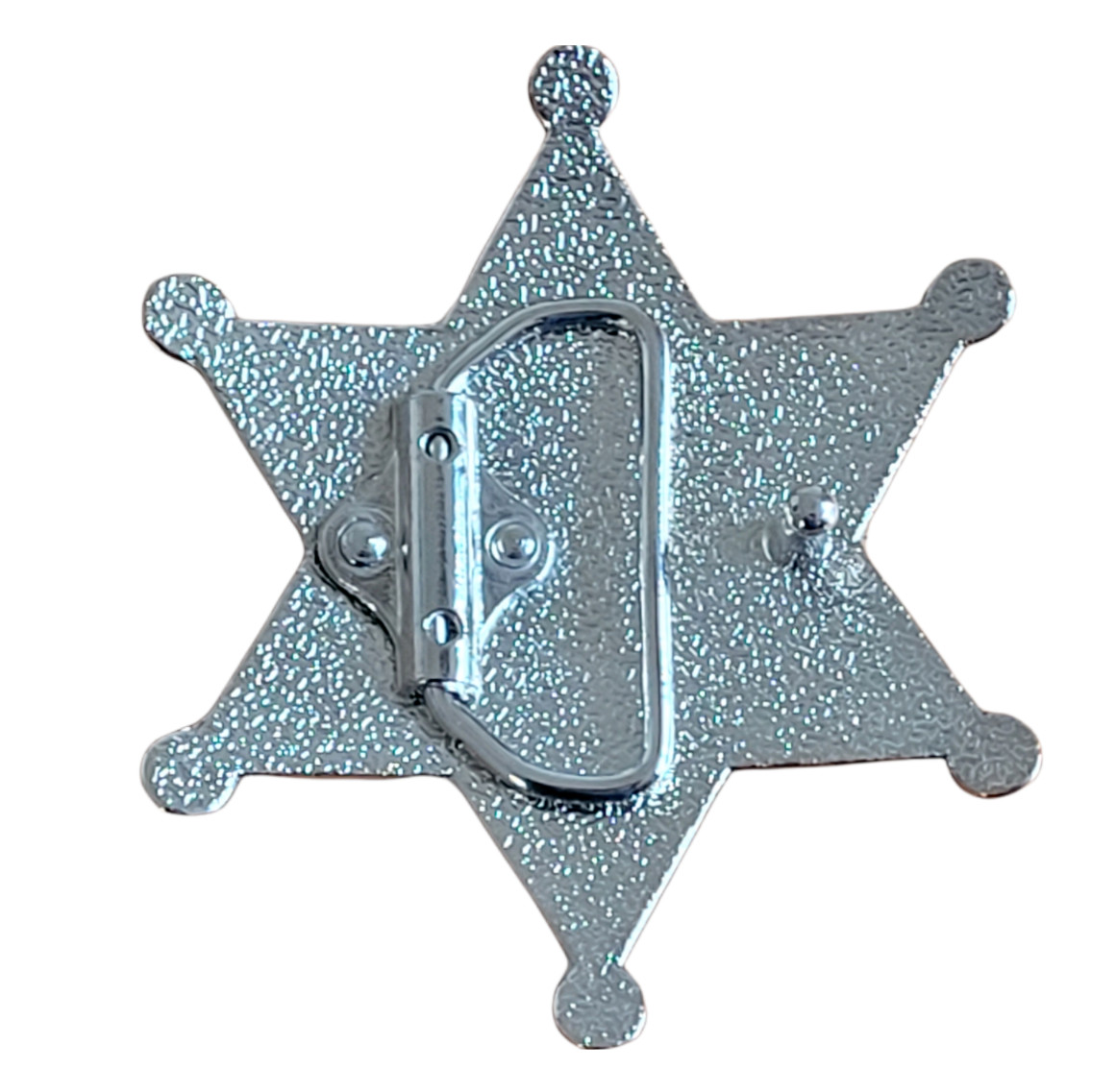 Polish Silver Sheriff Badge Belt Buckle – Western Sheriff Belt Buckle