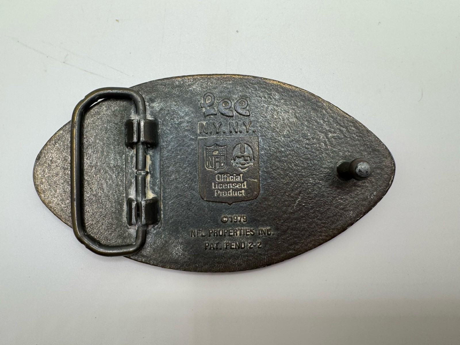 VINTAGE 1979 MINNESOTA VIKINGS BELT BUCKLE OFFICIAL LICENSED PRODUCT