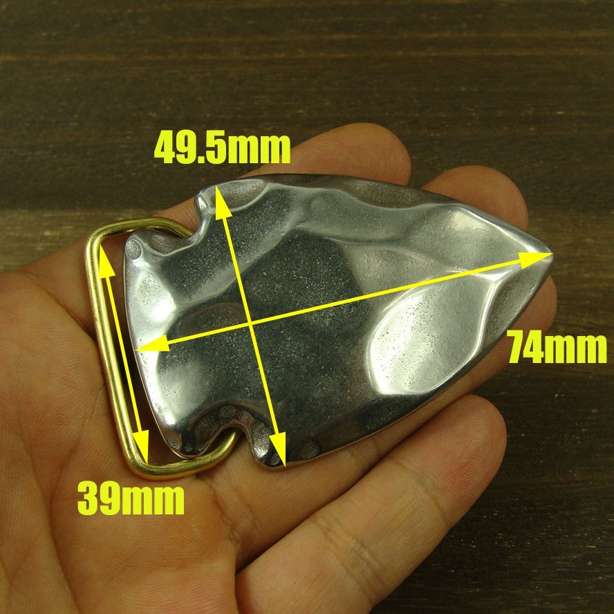 Stainless Steel / Brass Tongue Pin Belt Buckle for 38mm (1.5&Prime;) width belt XZ516
