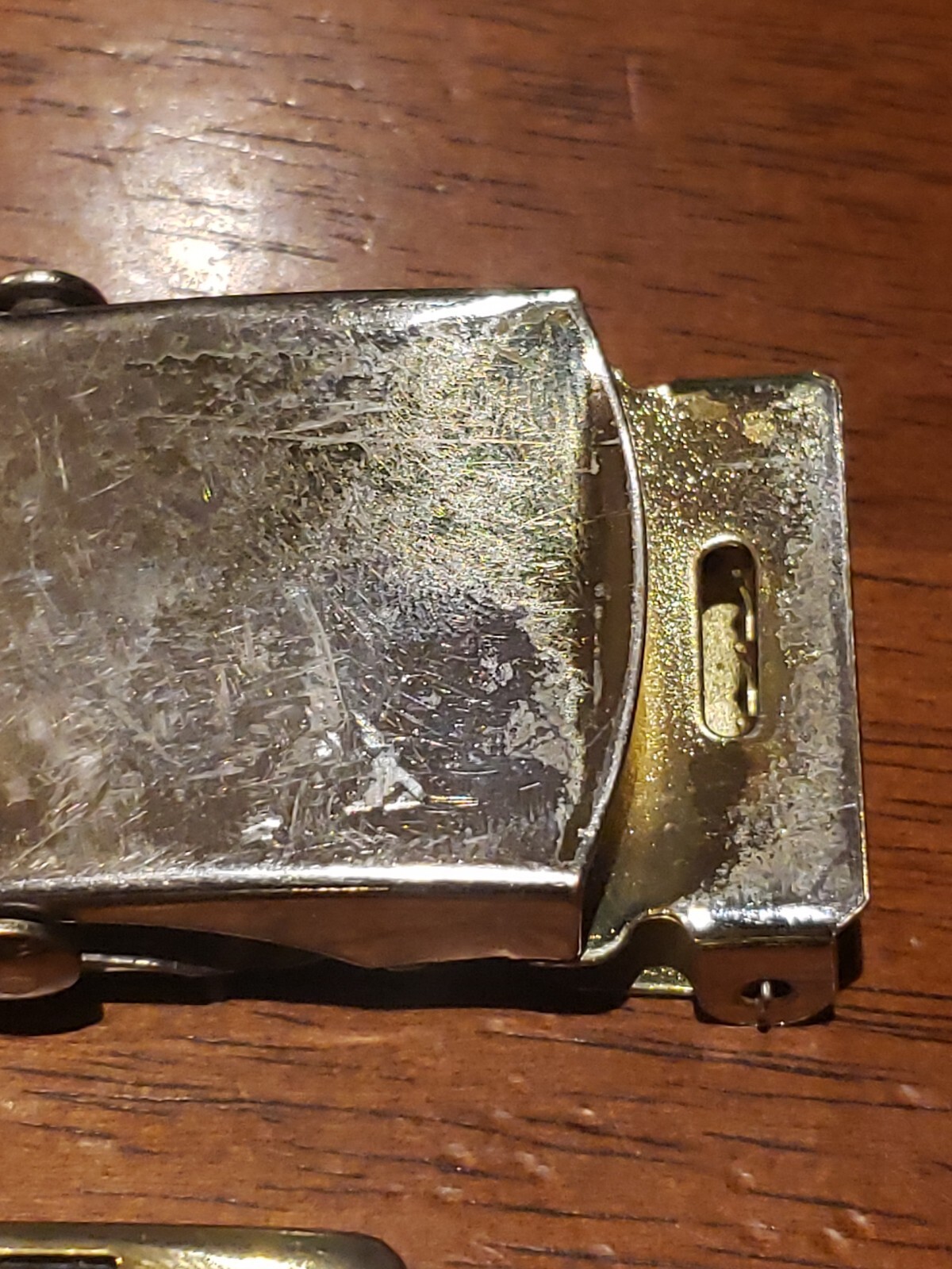 Belt Buckle Lot Asian Styled Brass Buckle & Silver Military Style