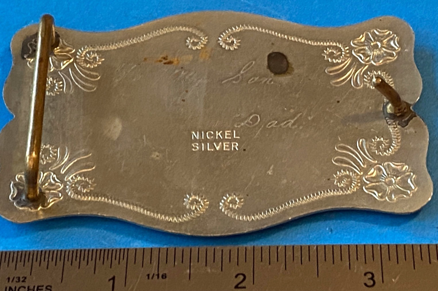 Vintage Cowboy Horse Pony Rider Western Style Belt Buckle