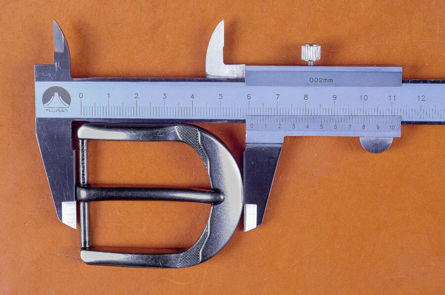 Metal Square Single Prong Pin Belt Buckle Fits 40MM Tongue Leather Belts Straps