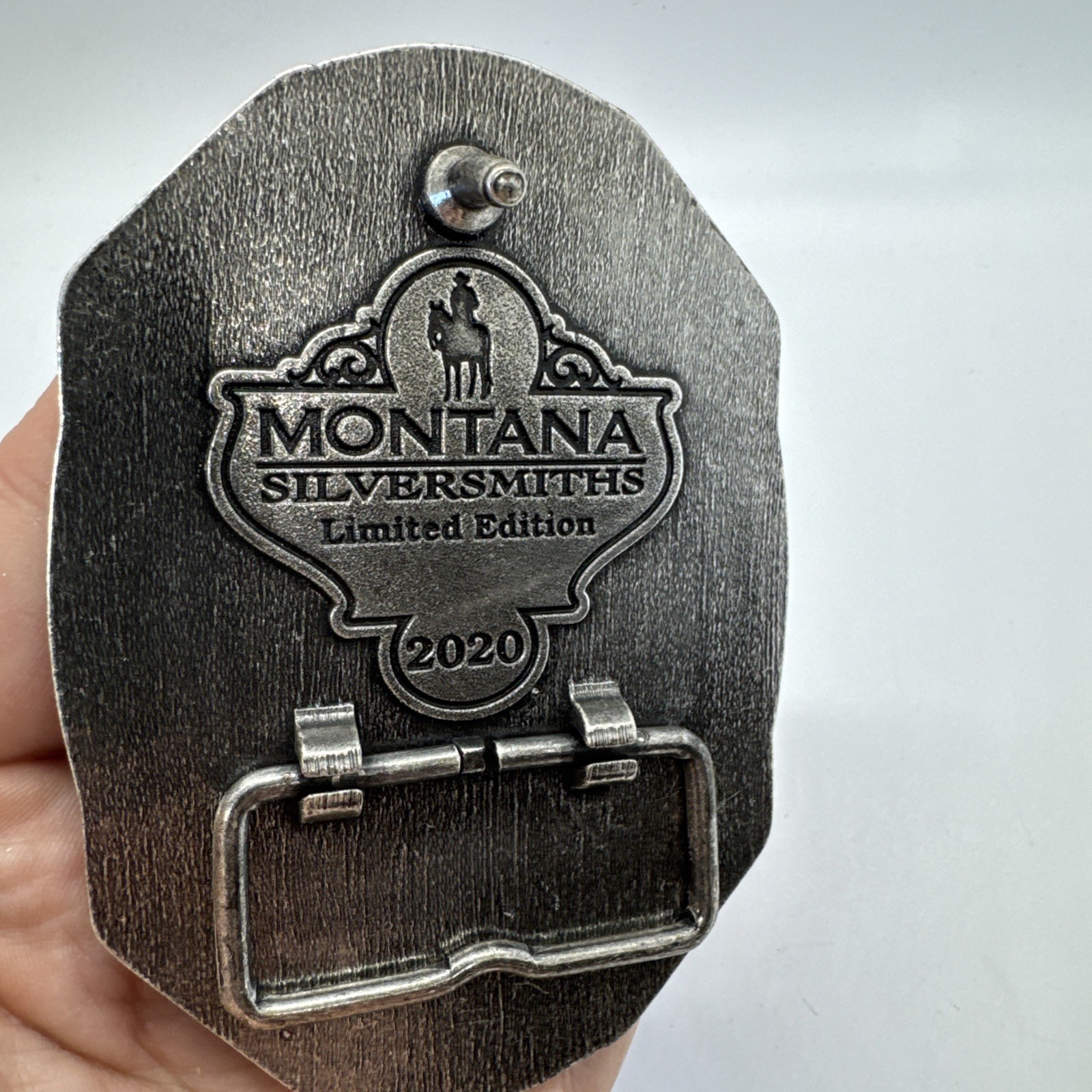 Pendleton Whisky Belt Buckle Let’er Buck 2020 Montana Silversmiths Western