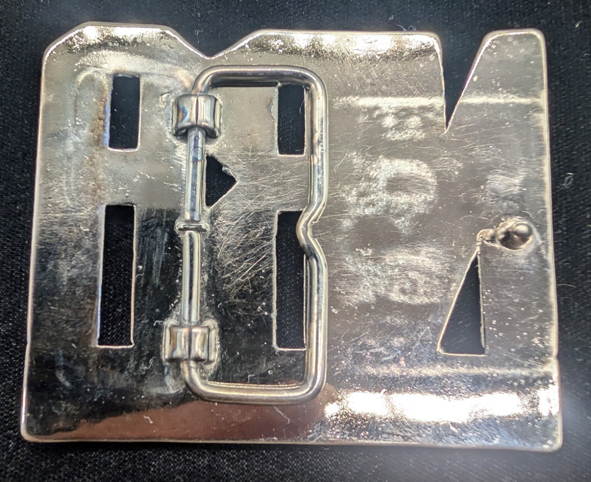 NRA Active Member Metal Belt Buckle National Rifle Association Black Tarnished