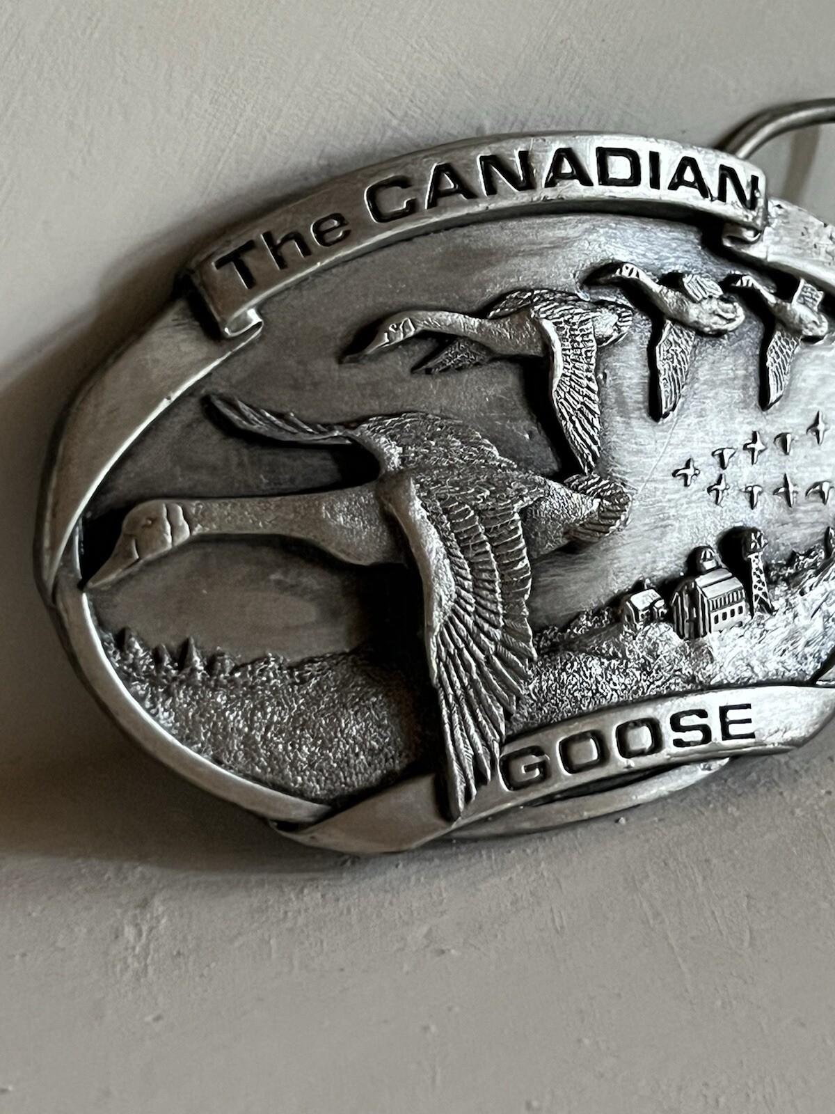 VTG 1983 BERGAMOT Brass Works USA – Canadian Goose BELT BUCKLE D-146