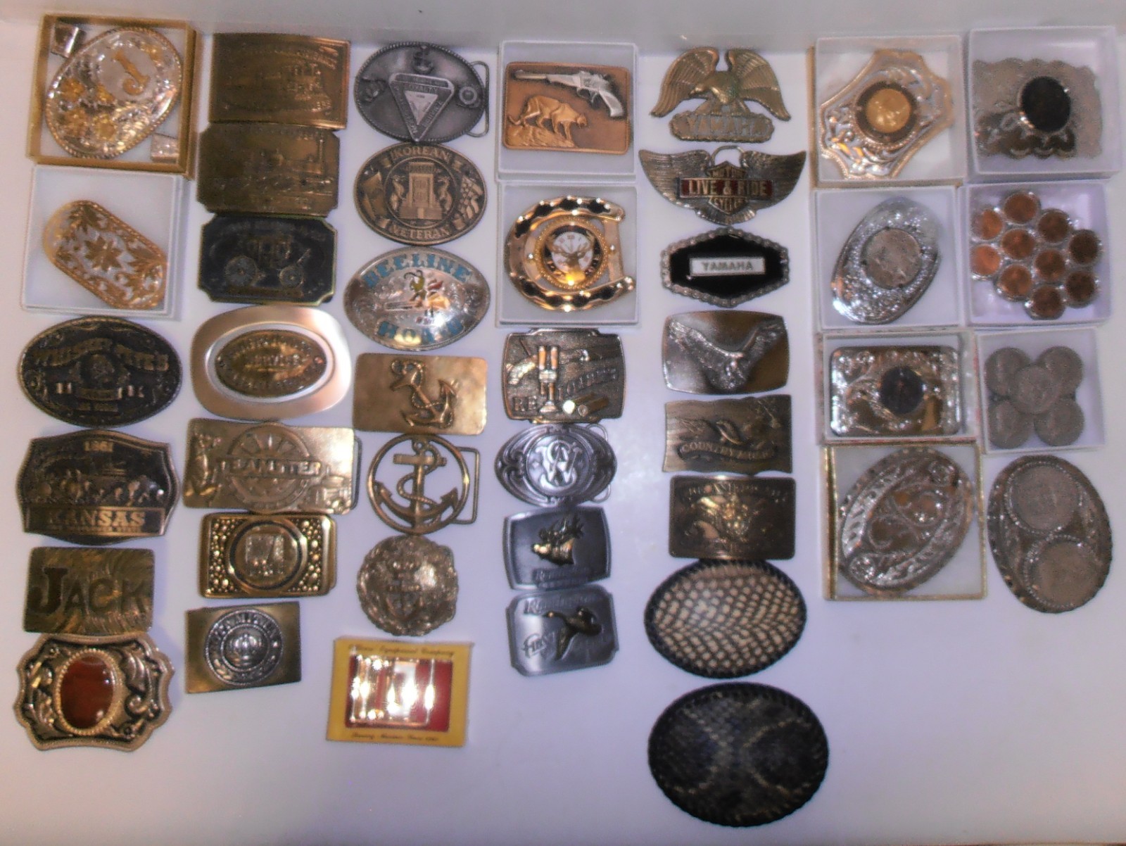 66 Vintage Men&rsquo;s Belt Buckles (You Choose) Most Never Worn