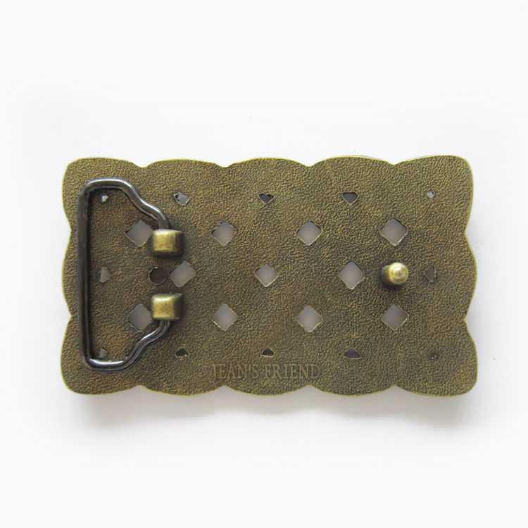 Bronze Plated Celtic Keltic Knot Western Metal Fashion Belt Buckle