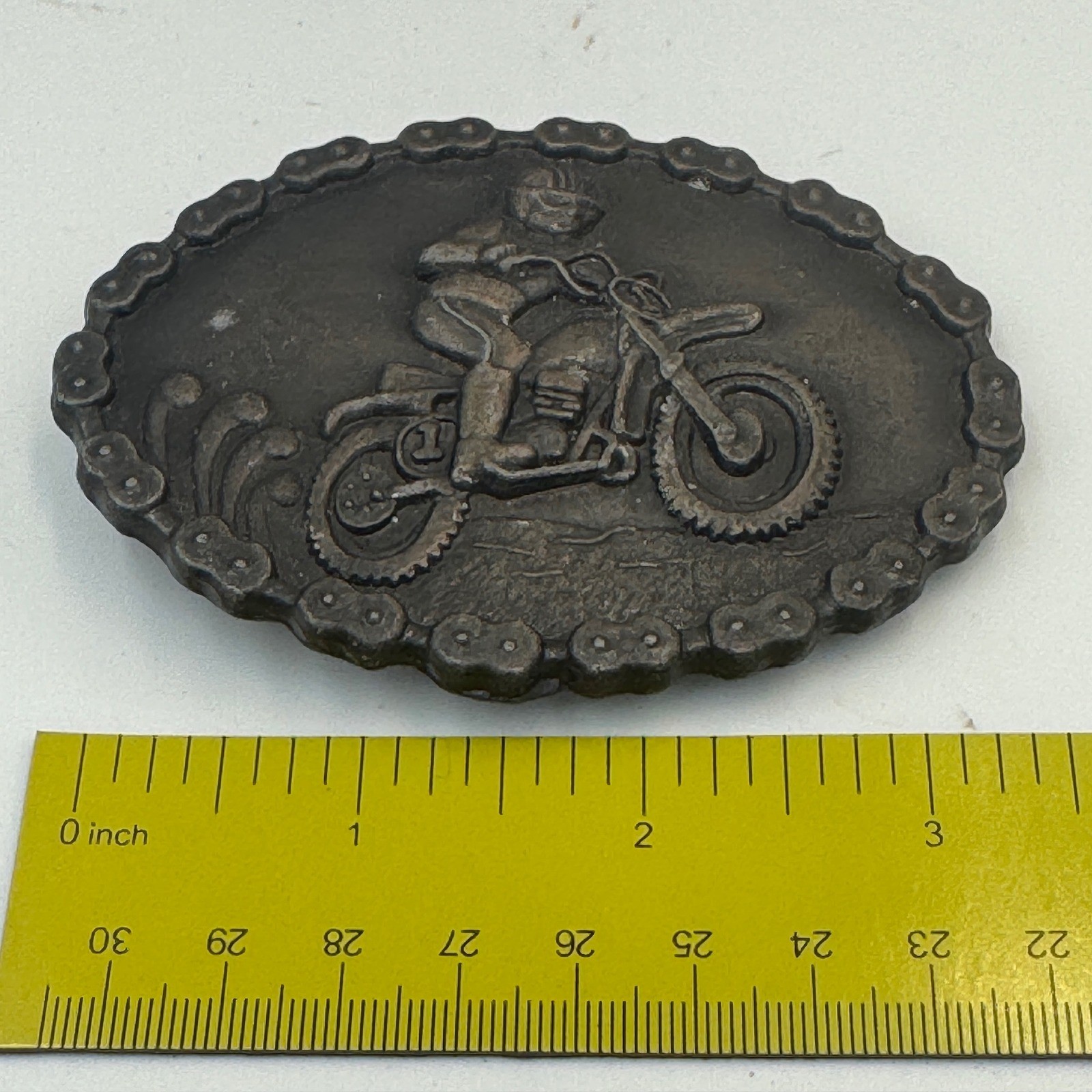 Motocross Dirt Bike Racing Belt Buckle Drive Chain Border Motorcycle Motor Sport