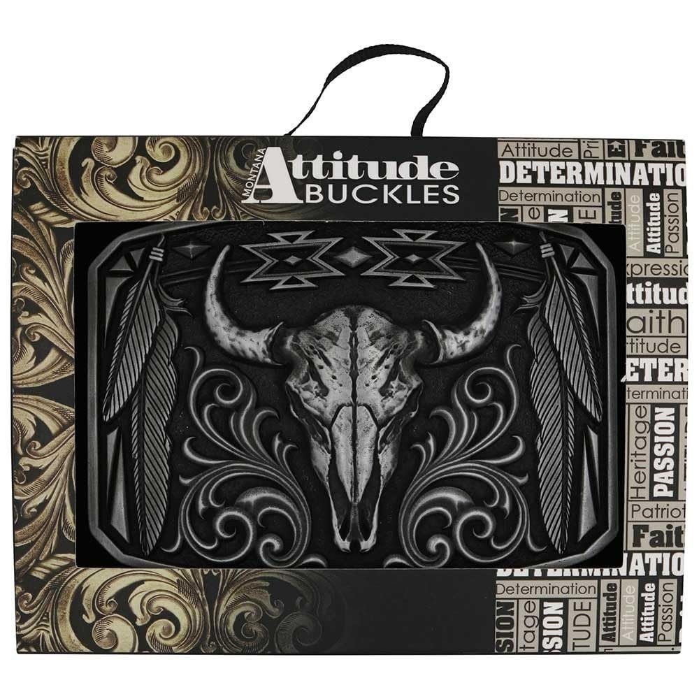 Montana Silversmiths Legend & Pride Buckle