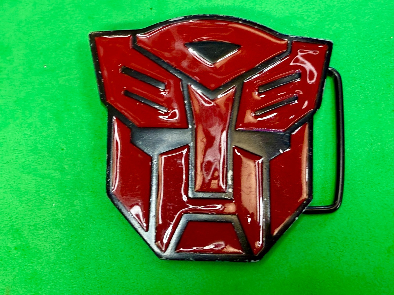 Transformers Autobots Cosplay Red Colored Movie Toy Promotional Belt Buckle