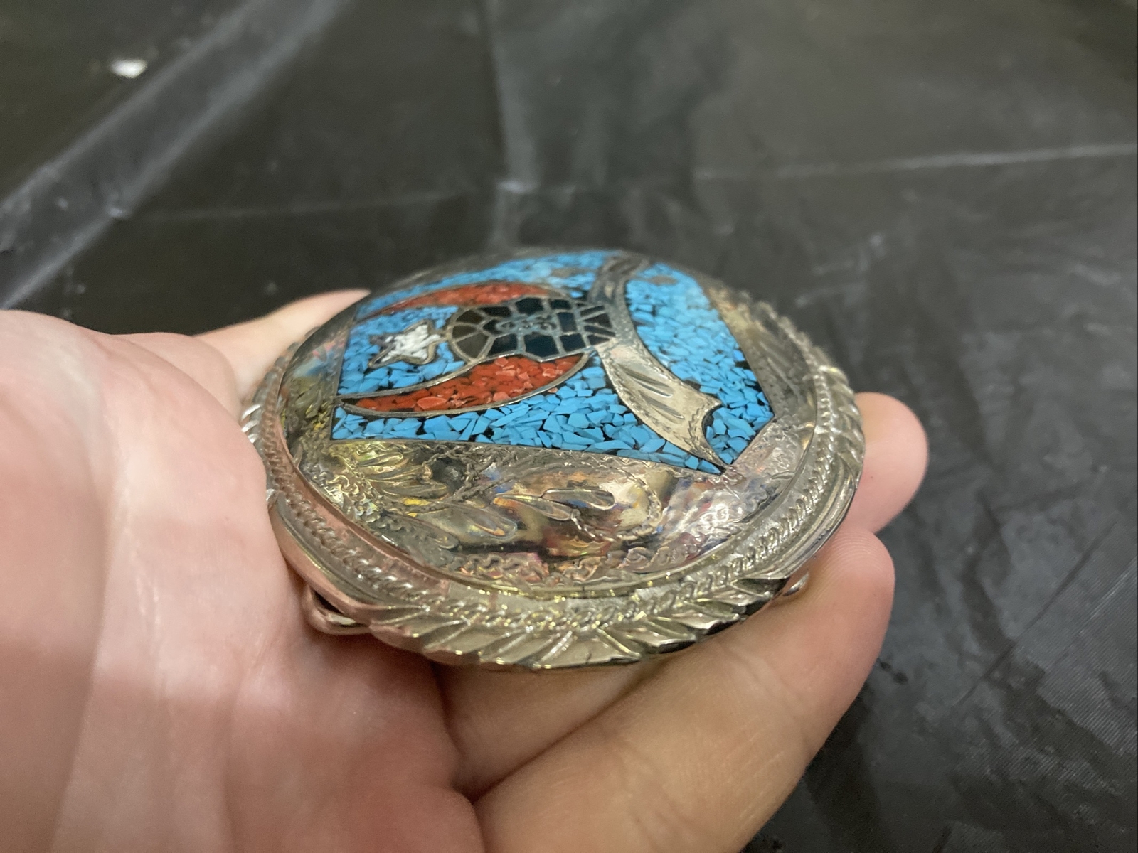 Vintage Hand Crafted Arizona Belt Buckle