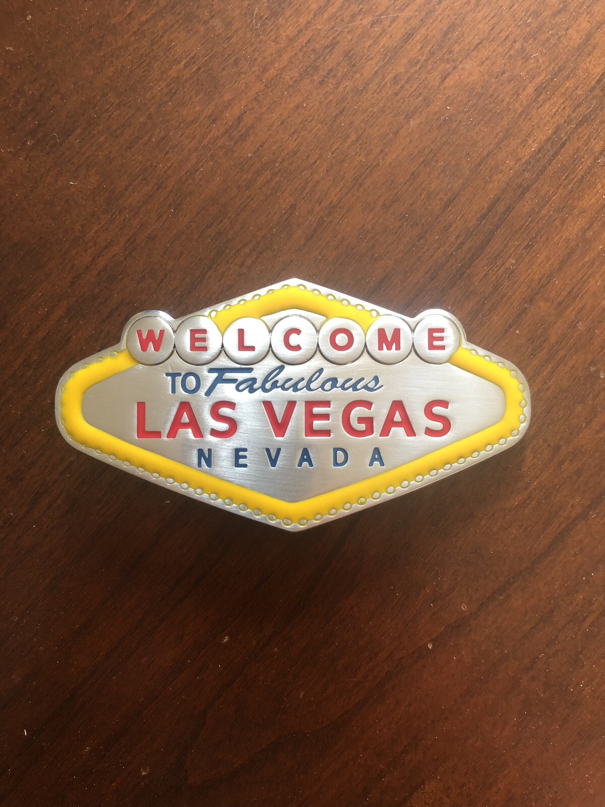 Welcome To Fabulous Las Vegas Nevada Sin City Sign Belt Buckle