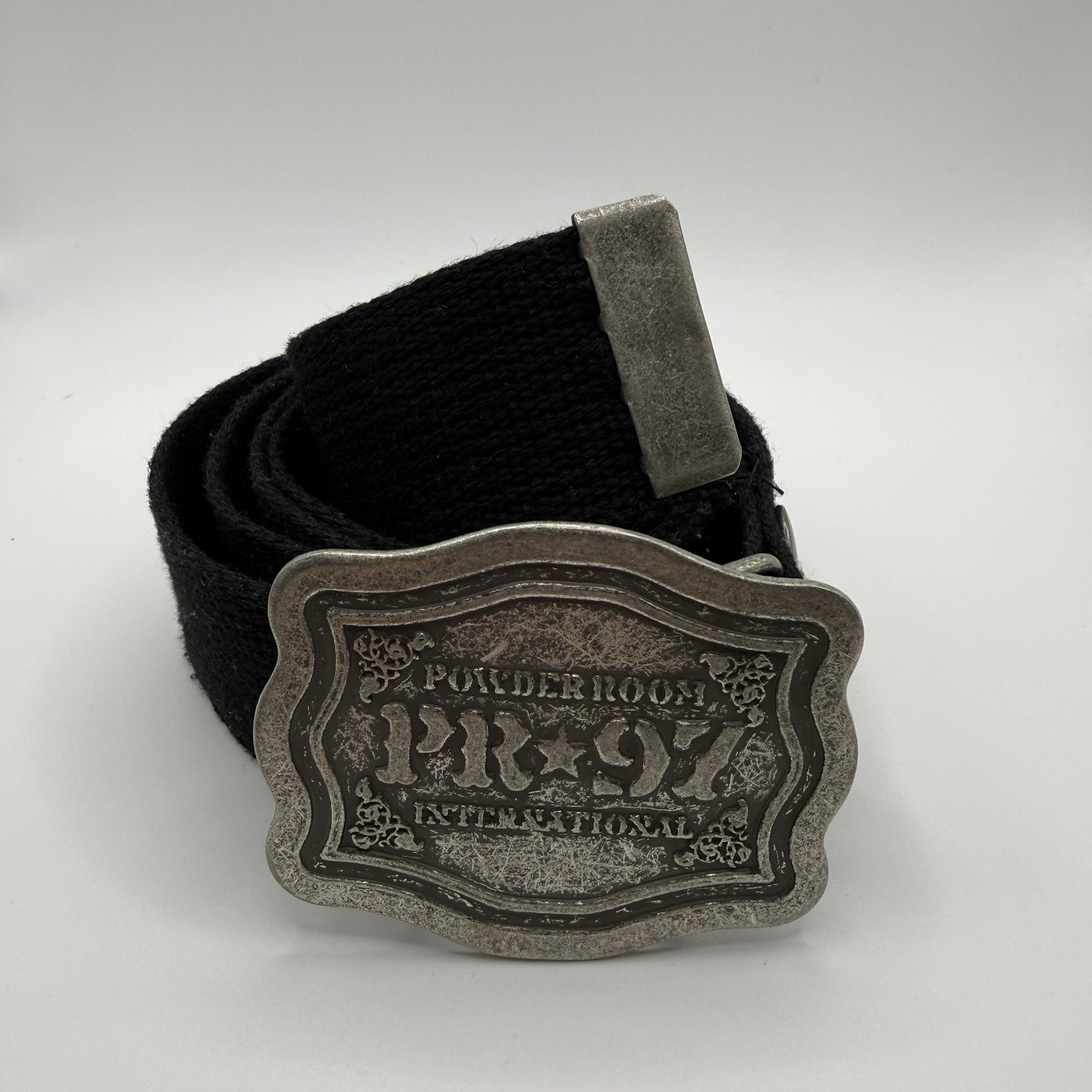 RF15165 Powder Room International PR-97 Metal Belt Buckle Belt Rope Strap USA