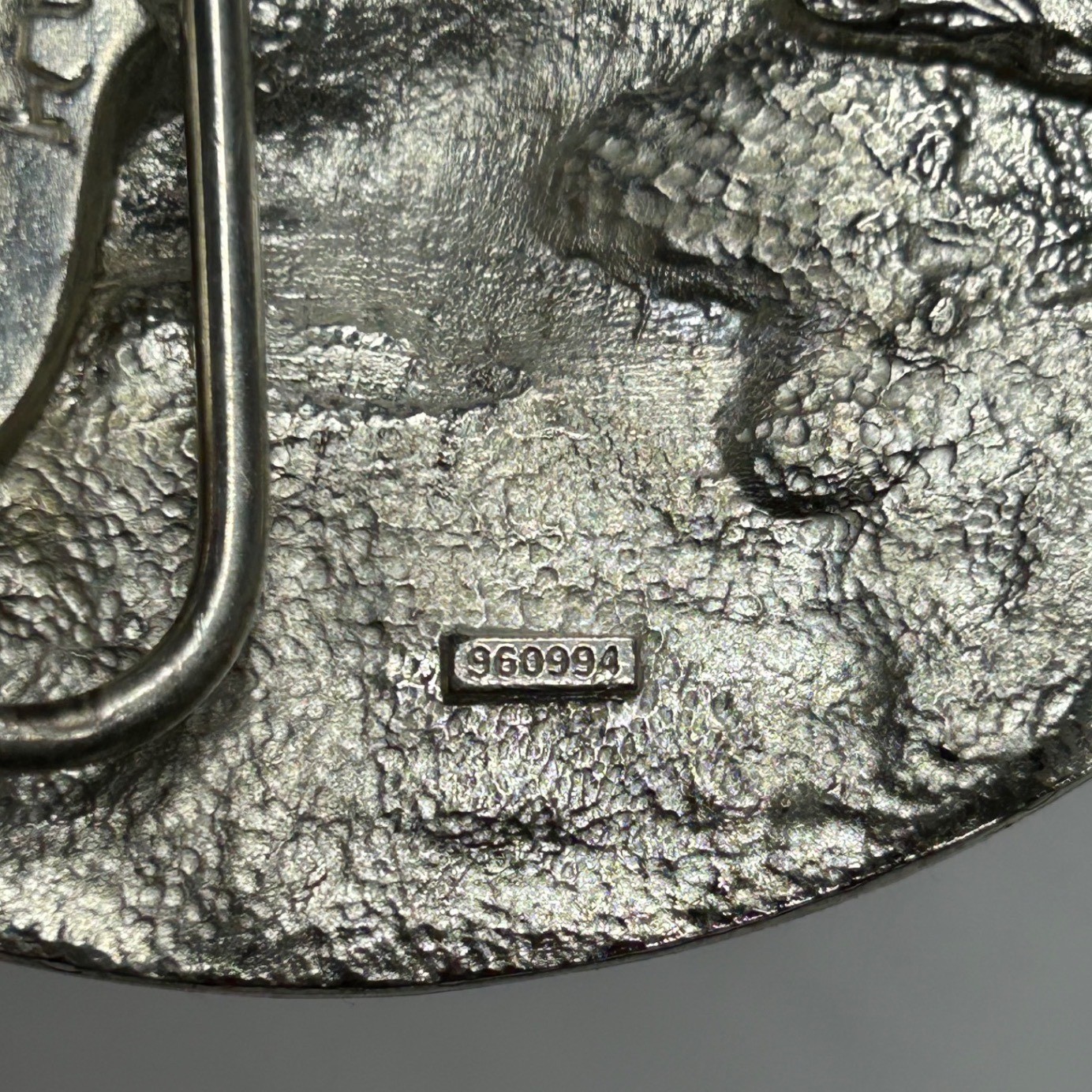 Siskiyou Buckle Co 1995 Eagle Buffalo Nickel Belt Buckle Pewter USA