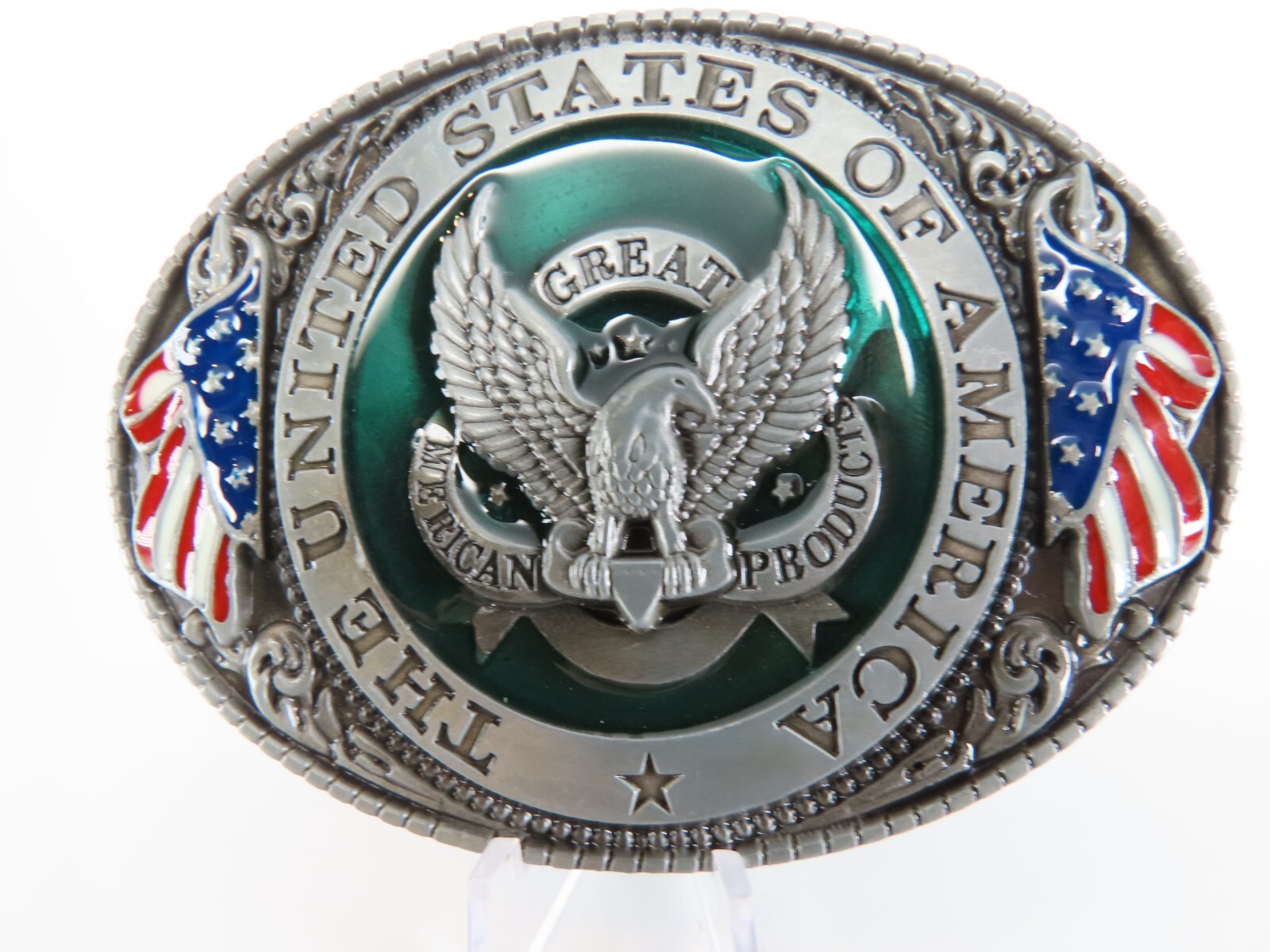 New United States of America Belt Buckle Great Americal Products Metal