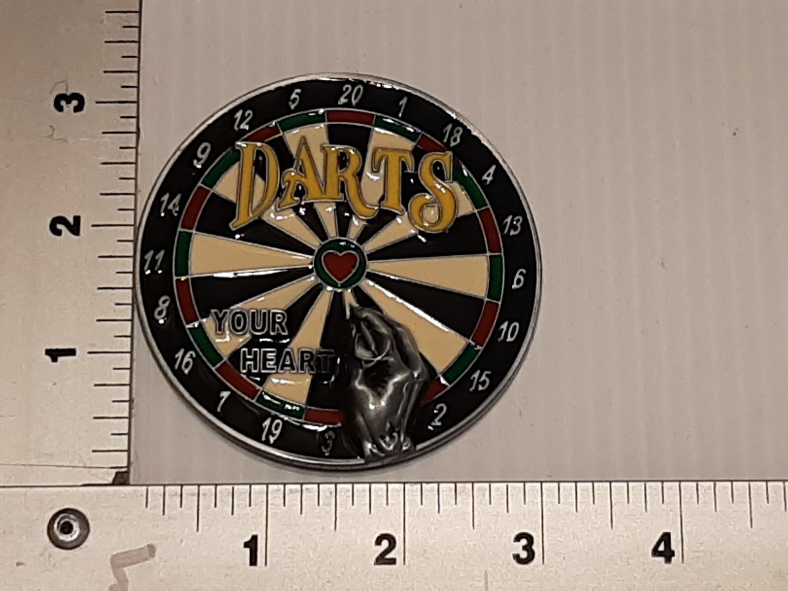 DARTS DART BOARD Metal Belt Buckle