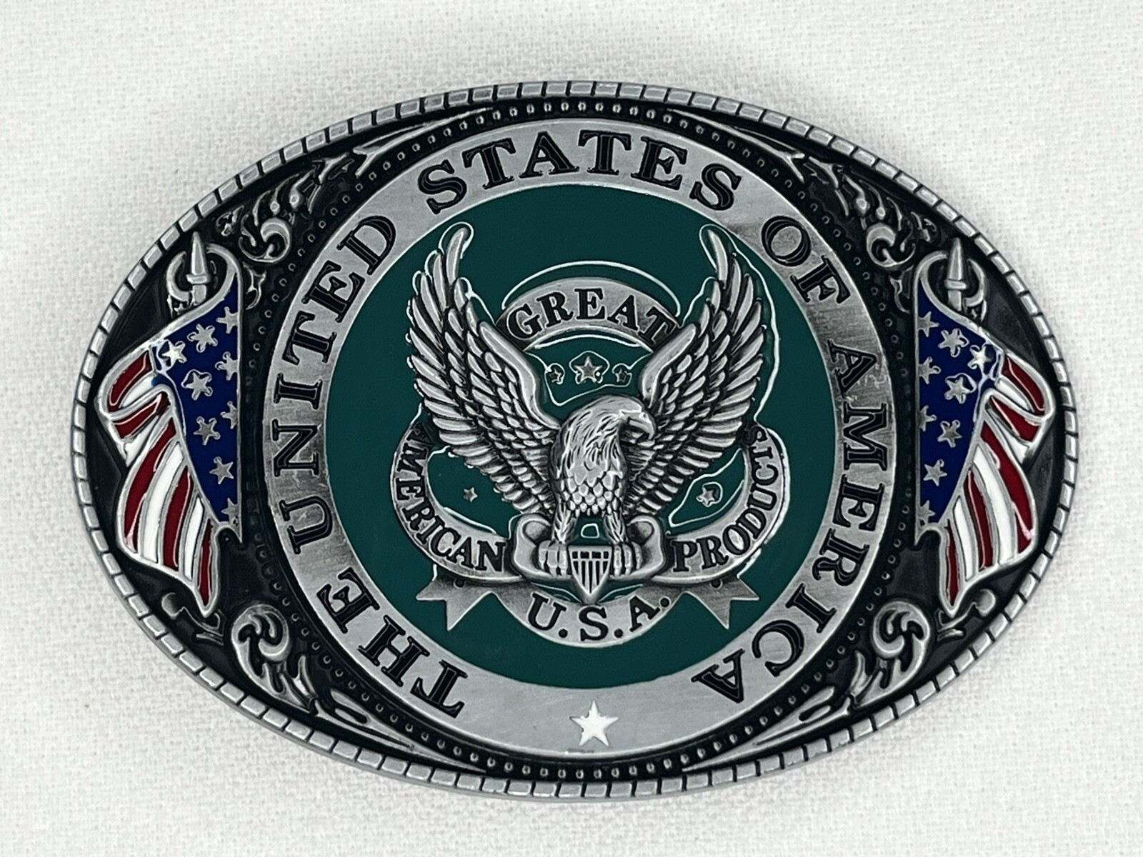 The United States of America Belt Buckle Metal