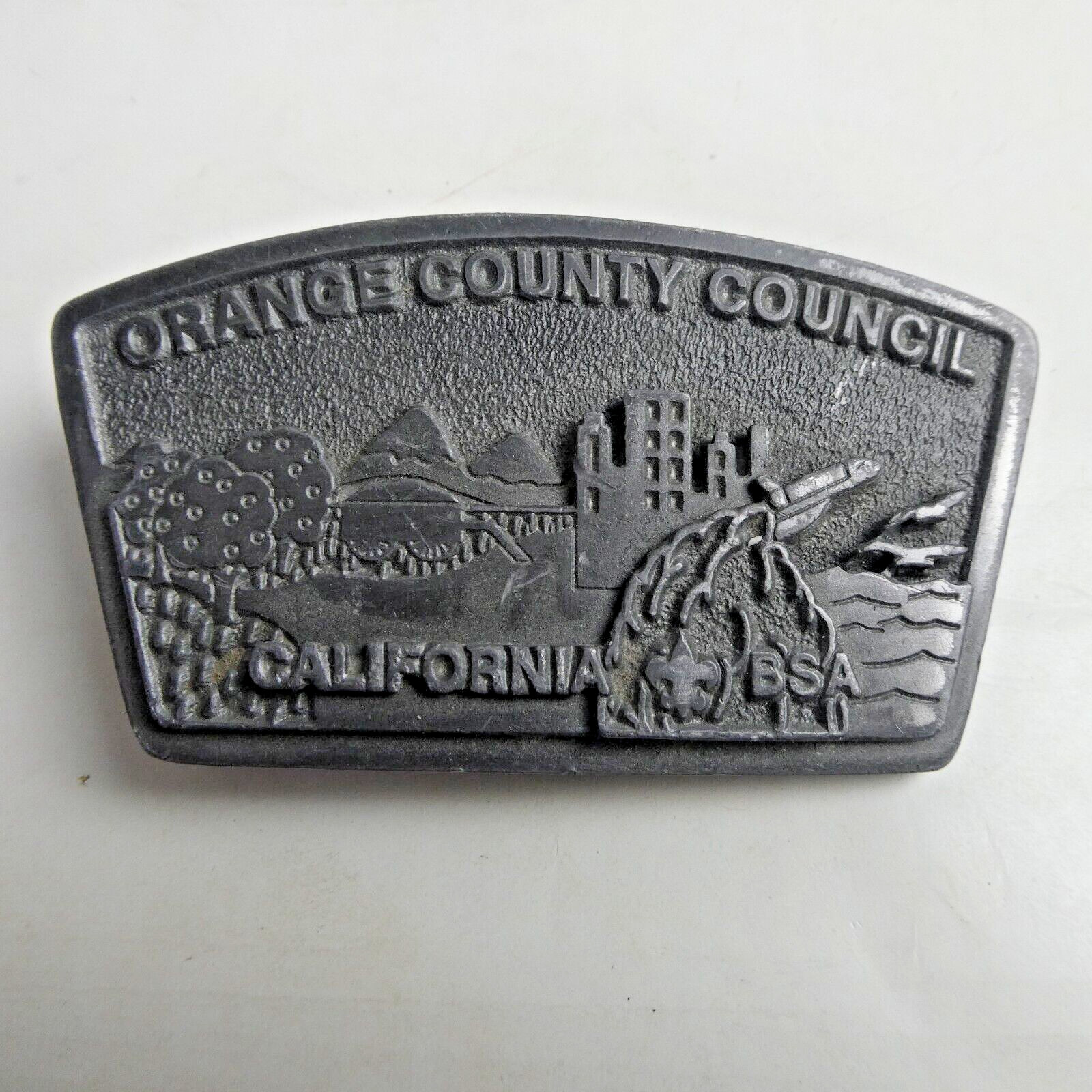 Boy Scouts of America Orange County Council California BSA Belt Buckle CD Hit