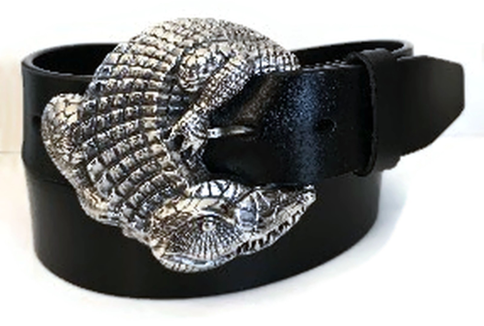 AB STEEL by AL BERES BUCKLES ONLY! #ST130 1 PIECE LARGE 1.5&Prime; ALLIGATOR BUCKLE