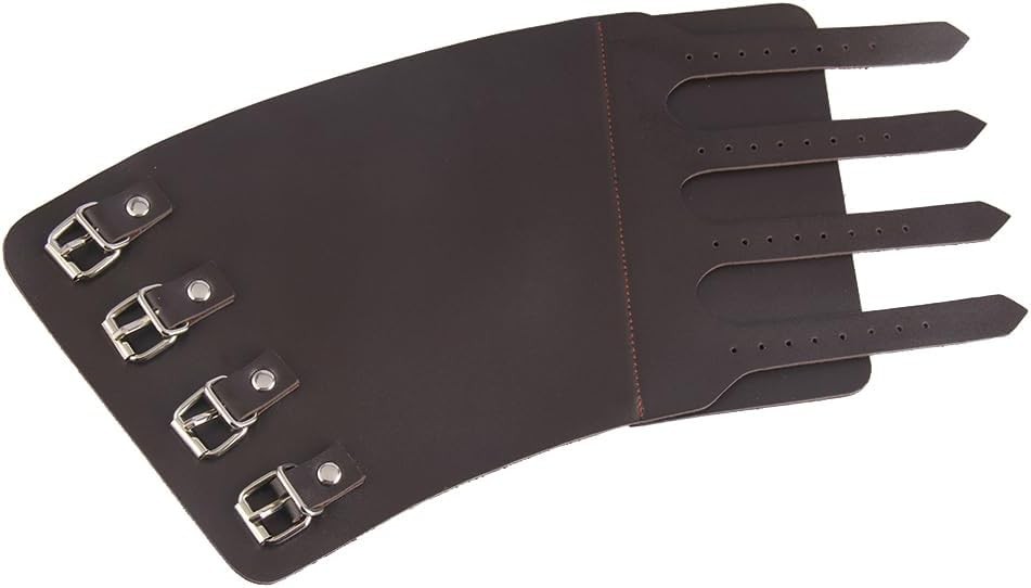 Leather Bracers for Men Medieval Bracers Buckles Leather Arm Guards Cuff Leather