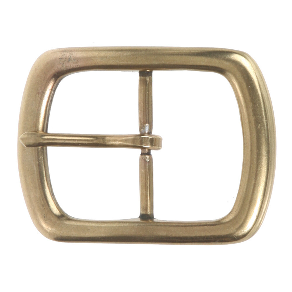 1 1/2&Prime; (38 mm) Nickel Free Center Bar Single Prong Rectangular Belt Buckle