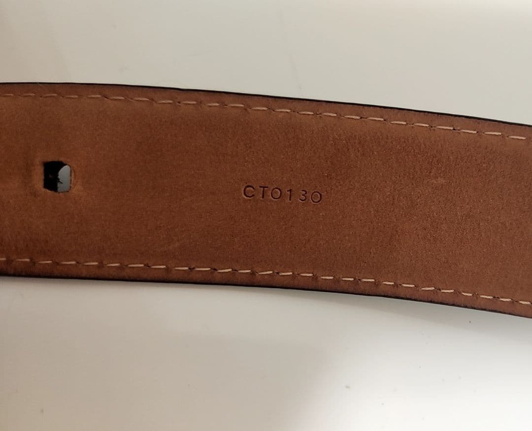 Louis Vuitton Pre-Owned Taiga Suntulle Leather Belt