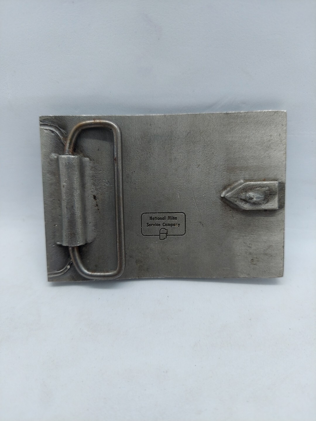 National Mine Service Co Marietta Drum Miner Belt Buckle Coal Digging Machine