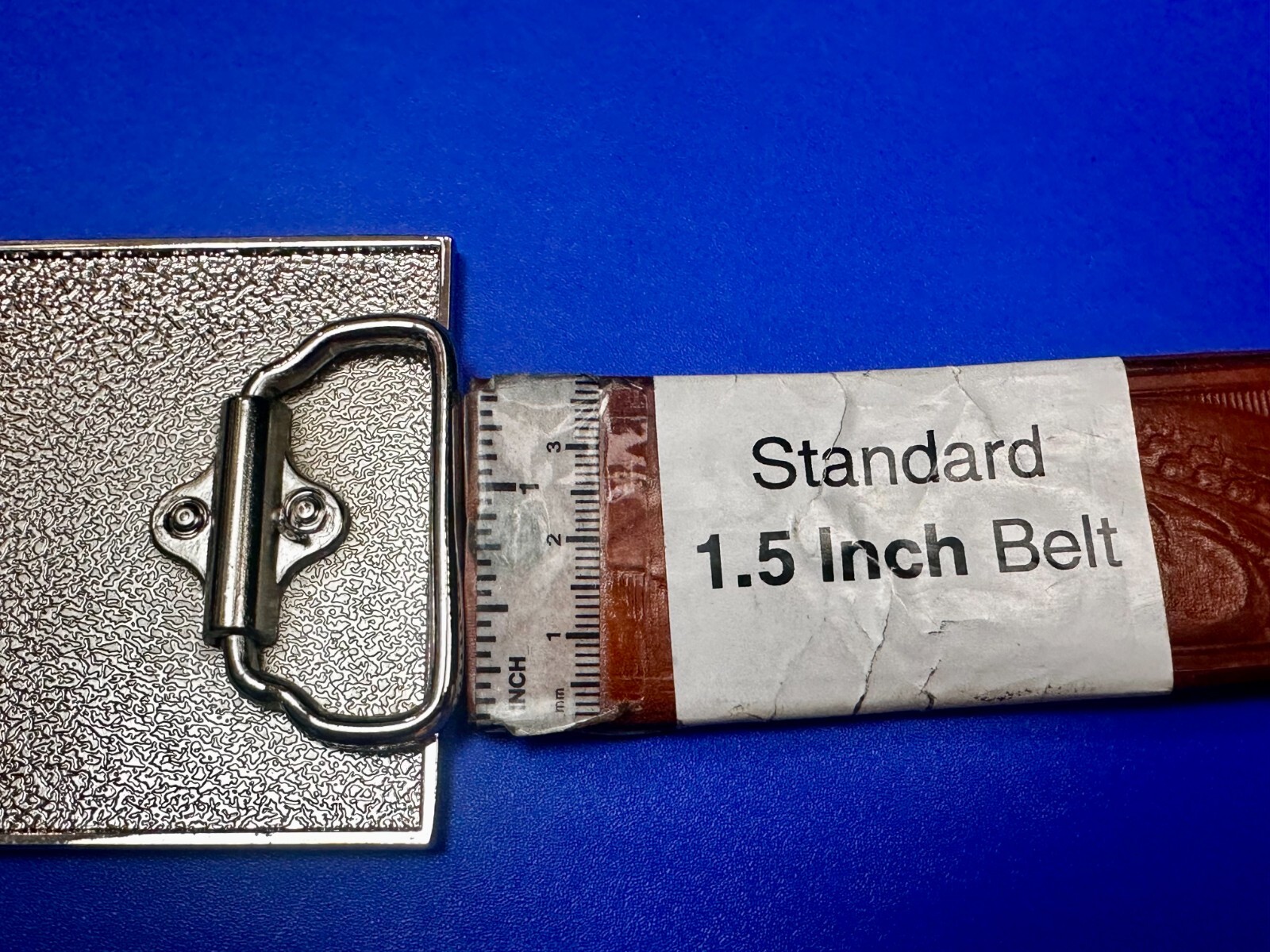 Review Never Established Multi-Colored Enameled TV Bars? Statement Belt Buckle