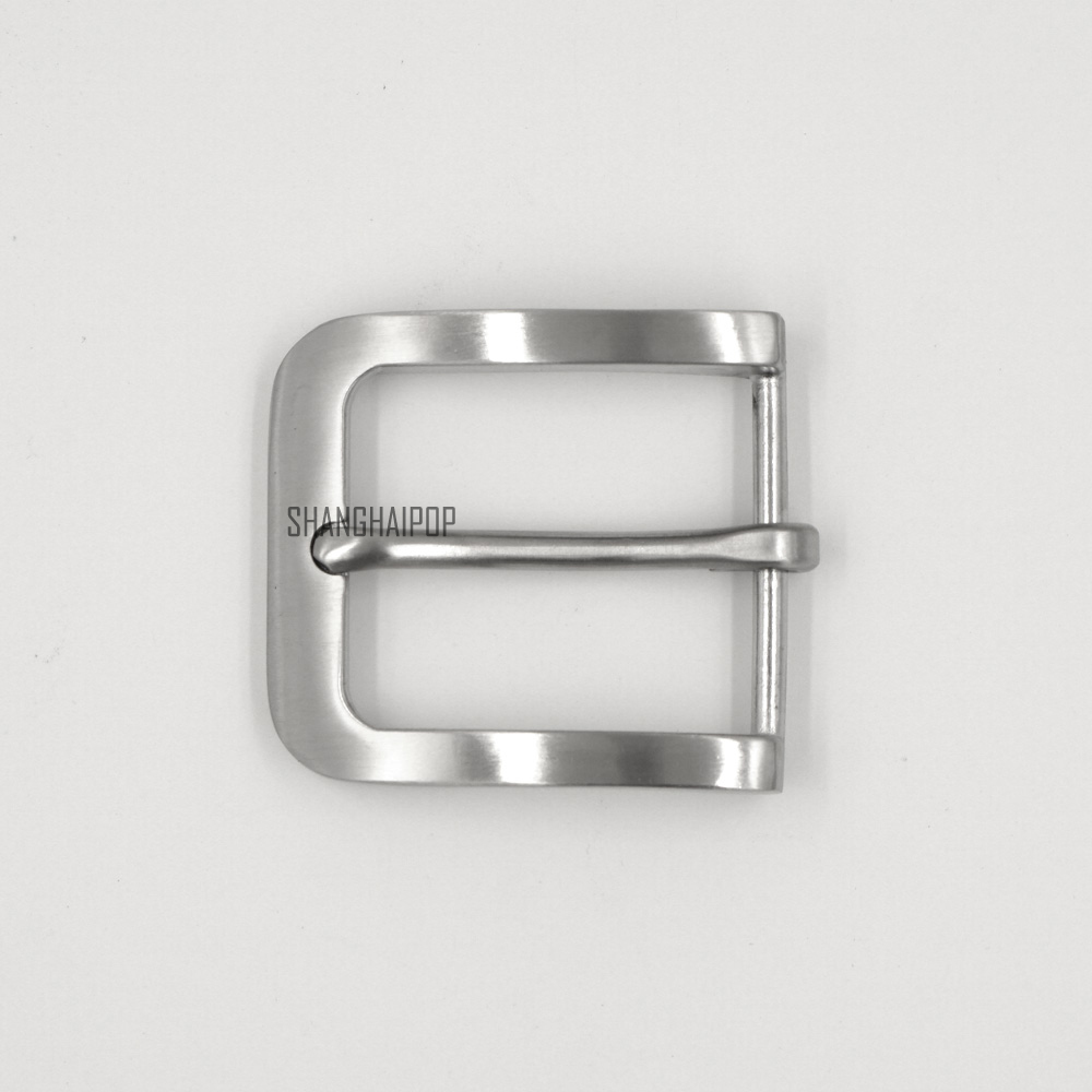 UK Men Stainless Steel Pin Buckle for Leather Belt Replacement Snap on 40mm New