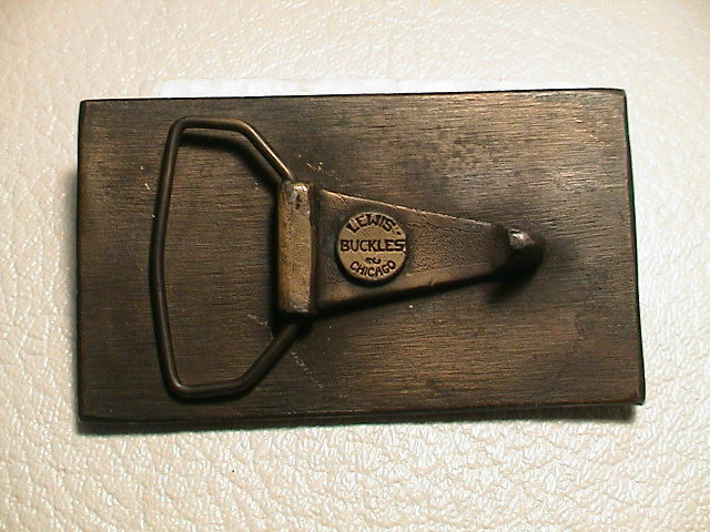 WINCHESTER REPEATING ARMS NEW HAVEN CONN. RIFLE GUN MENS BRASS BELT BUCKLE #2