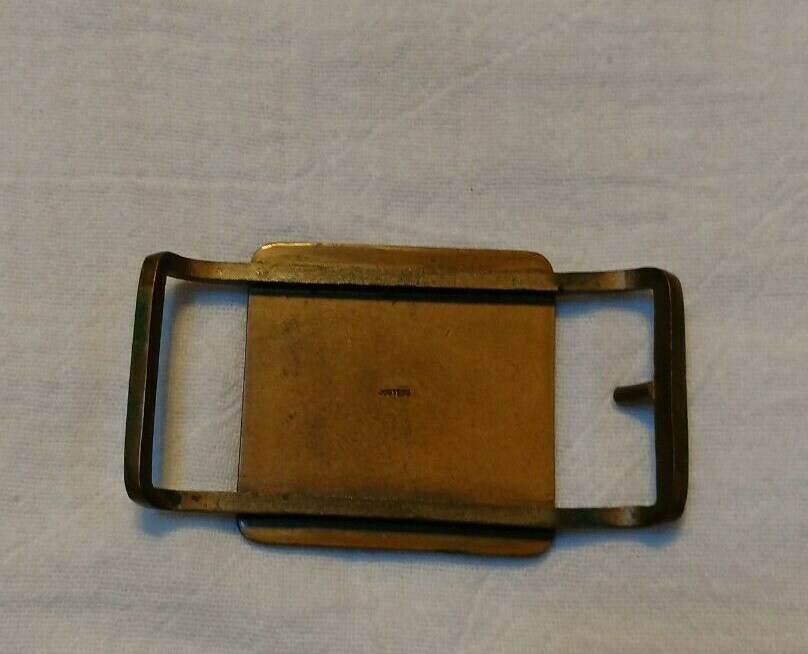Vintage Ryder Truck Safe Driver Award Brass Belt Buckle