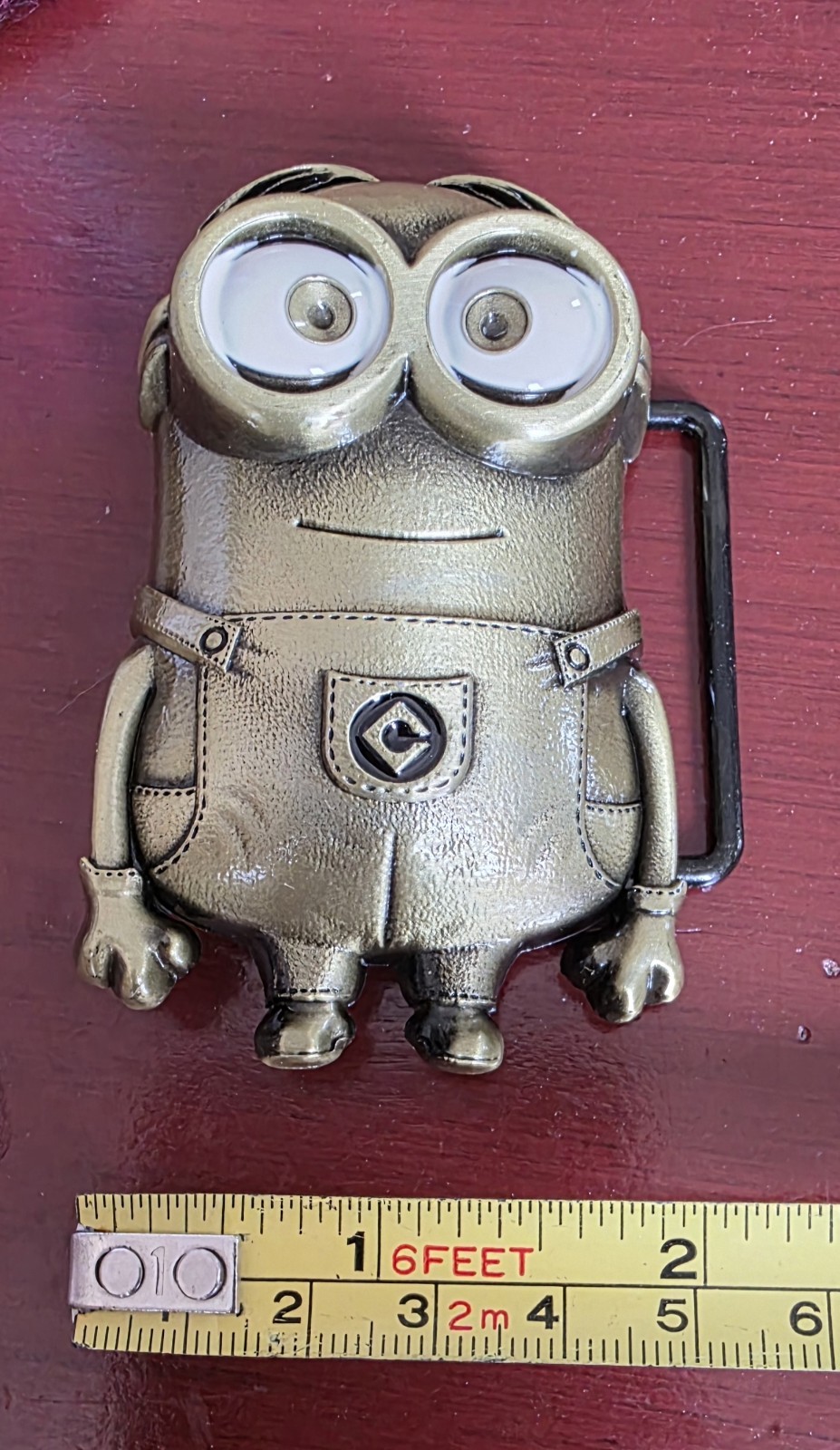 Despicable Me Minions Gold Belt Buckle Unisex Novelty Gift