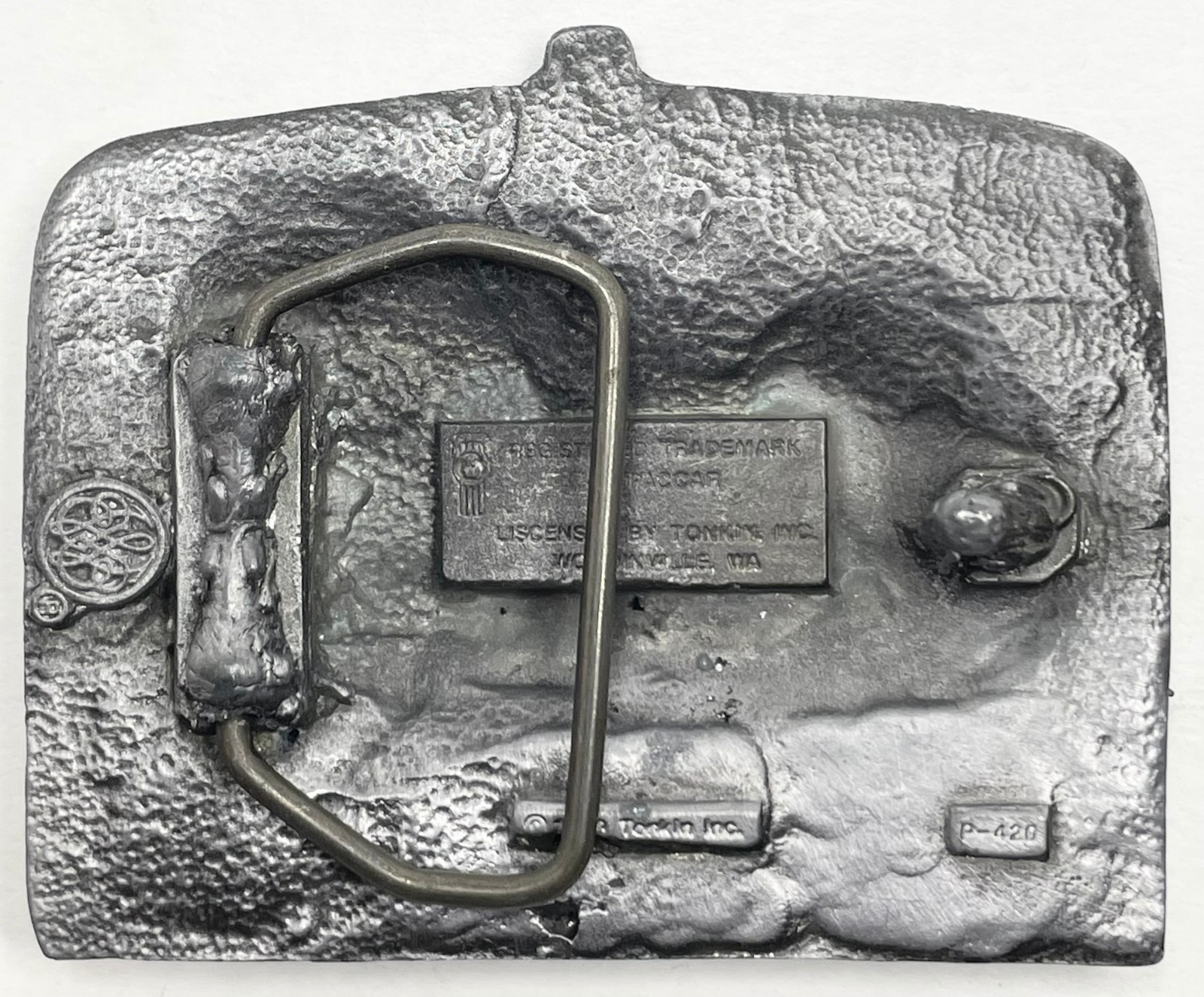 KENWORTH DIESEL TRUCK METAL BELT BUCKLE