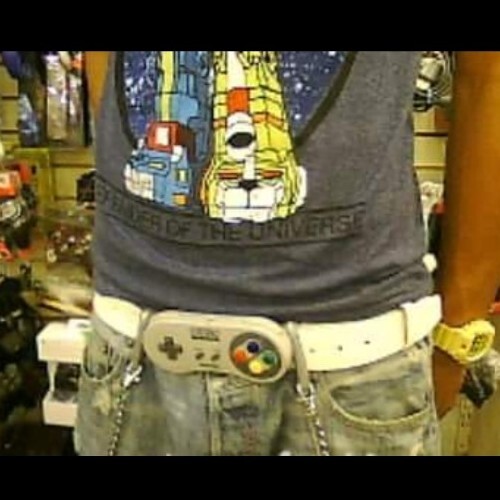 Retro 90s Super Nintendo SNES CUSTOM Controller Belt Buckle