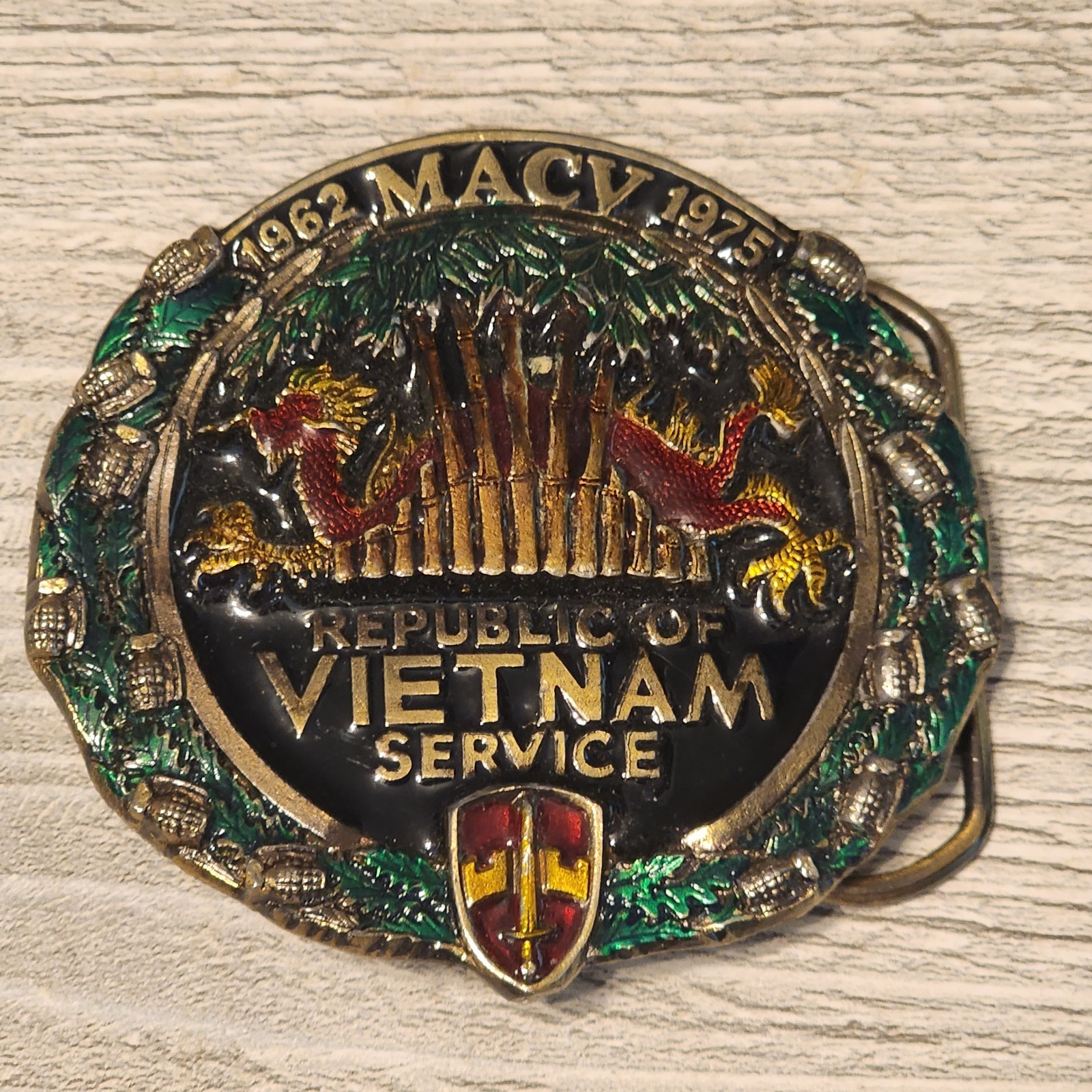 Choice – Vintage Belt Buckle; NRA; Operation Desert Storm; Vietnam; Hunting