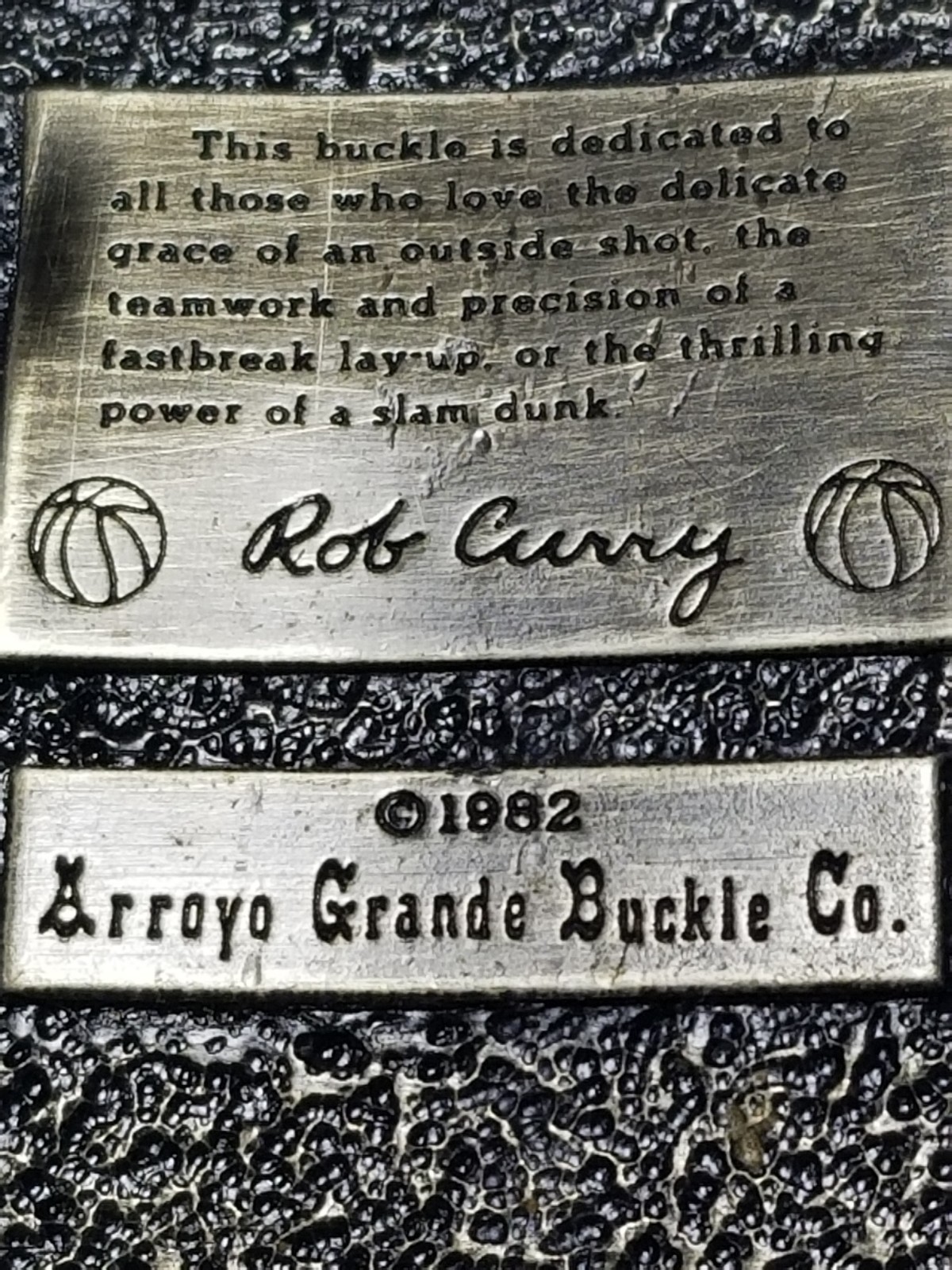 Basketball Belt Buckle Brass Vintage By Arroyo- USA Great Christmas Gift Idea