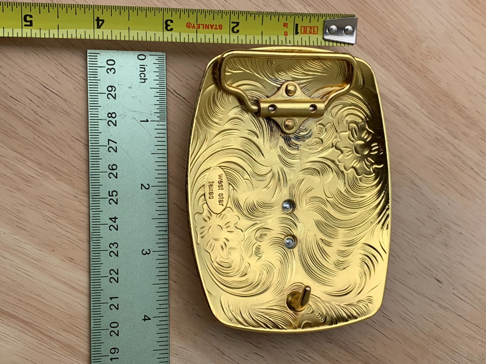 Western Buckle Gold Silver Red Horse Head Buckle Cowboy 2 » Hebillas Vaqueras