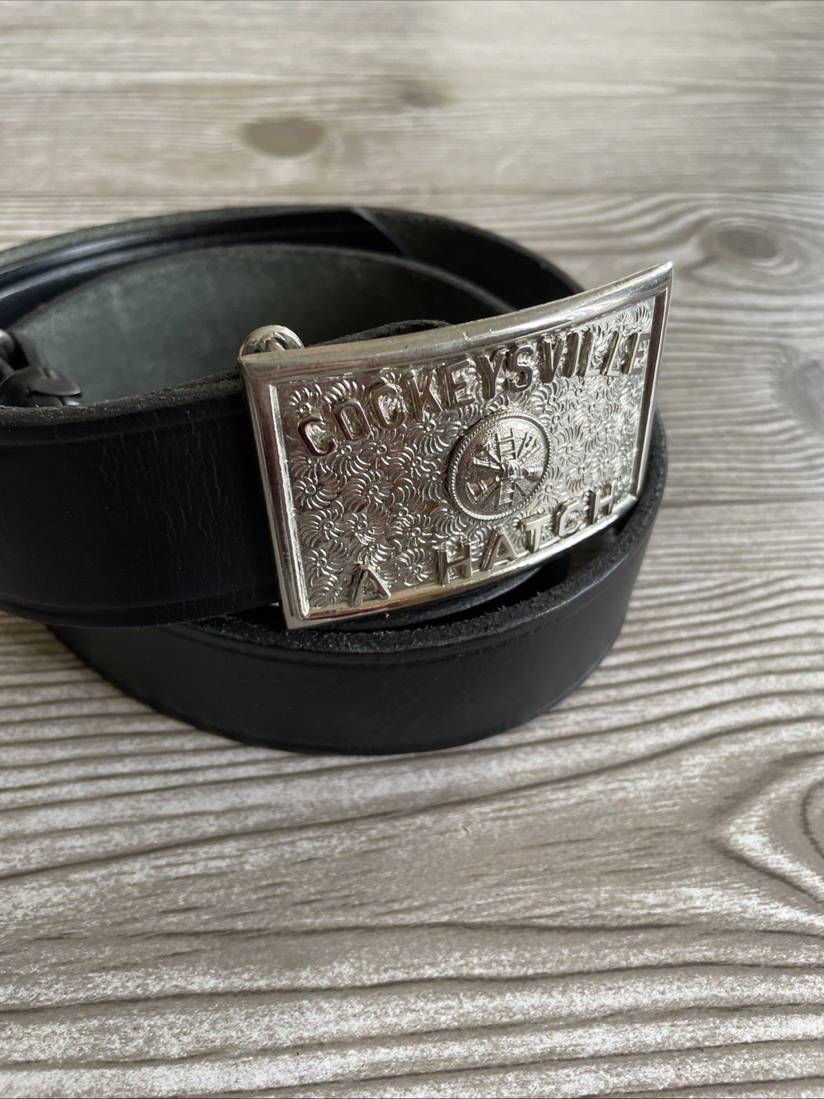 COCKEYSVILLE A. HATCH Belt Buckle 1.5&Prime; Loop Silvertone Mens Accessory
