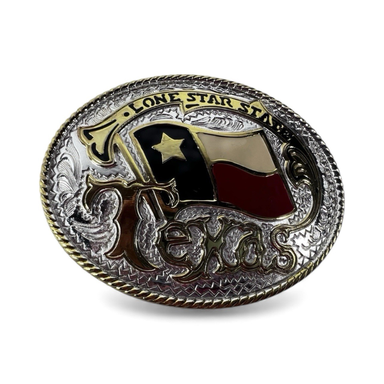 Men’s Texas Flag western belt buckle