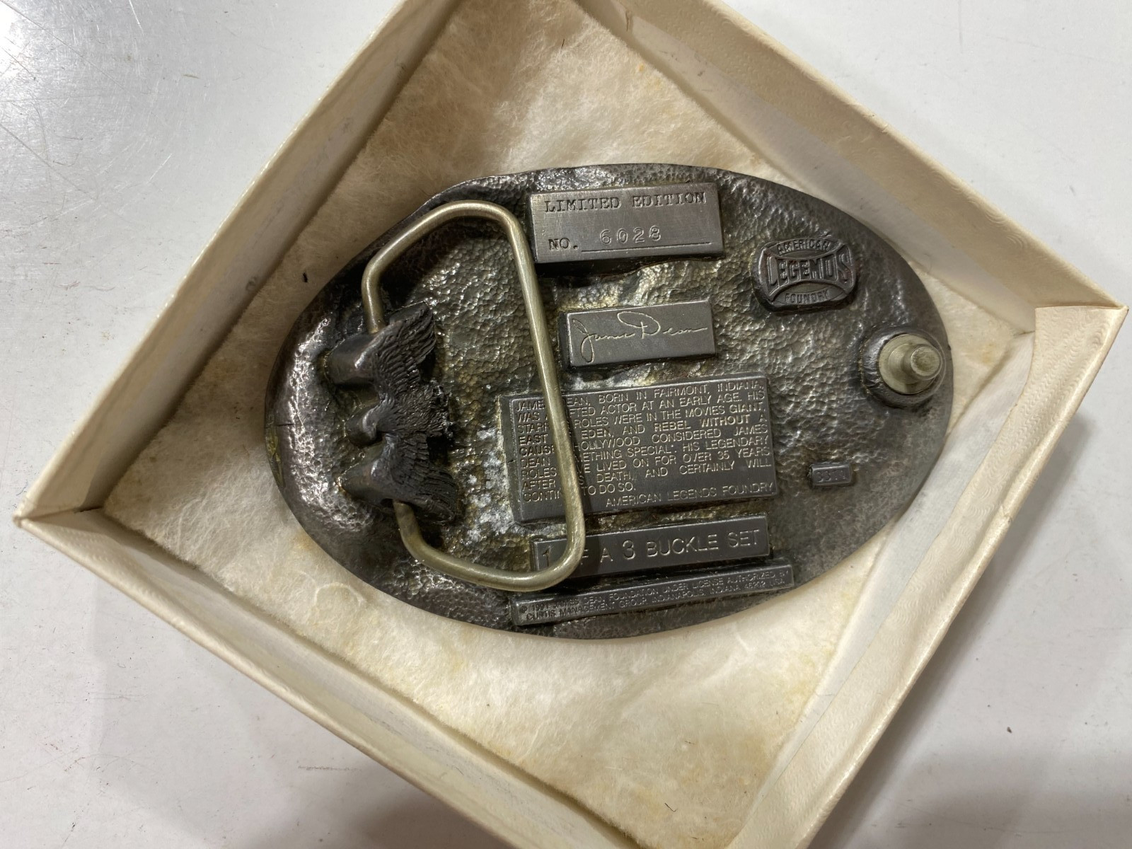 James Dean Belt Buckle Limited Edition #6028