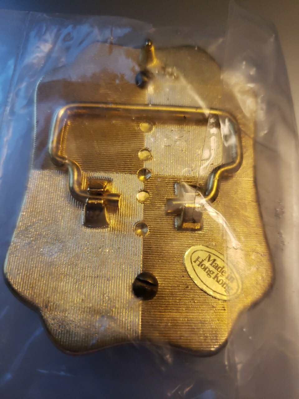 New Black & Gold Western Style Belt Buckle For Silver Dollar Or 39mm Stone NOS